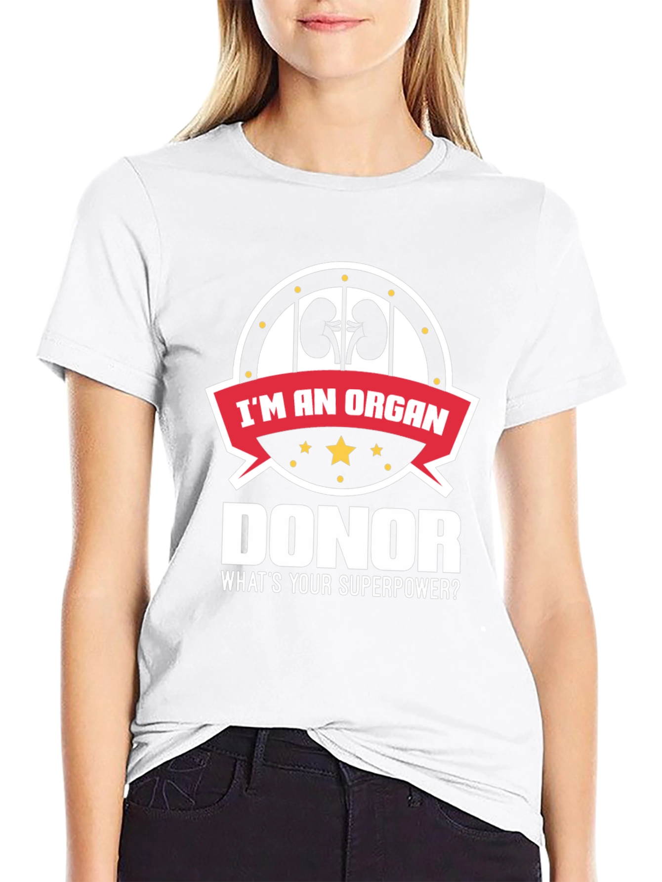 Organ Donor T-Shirt - Whats Your Superpower?