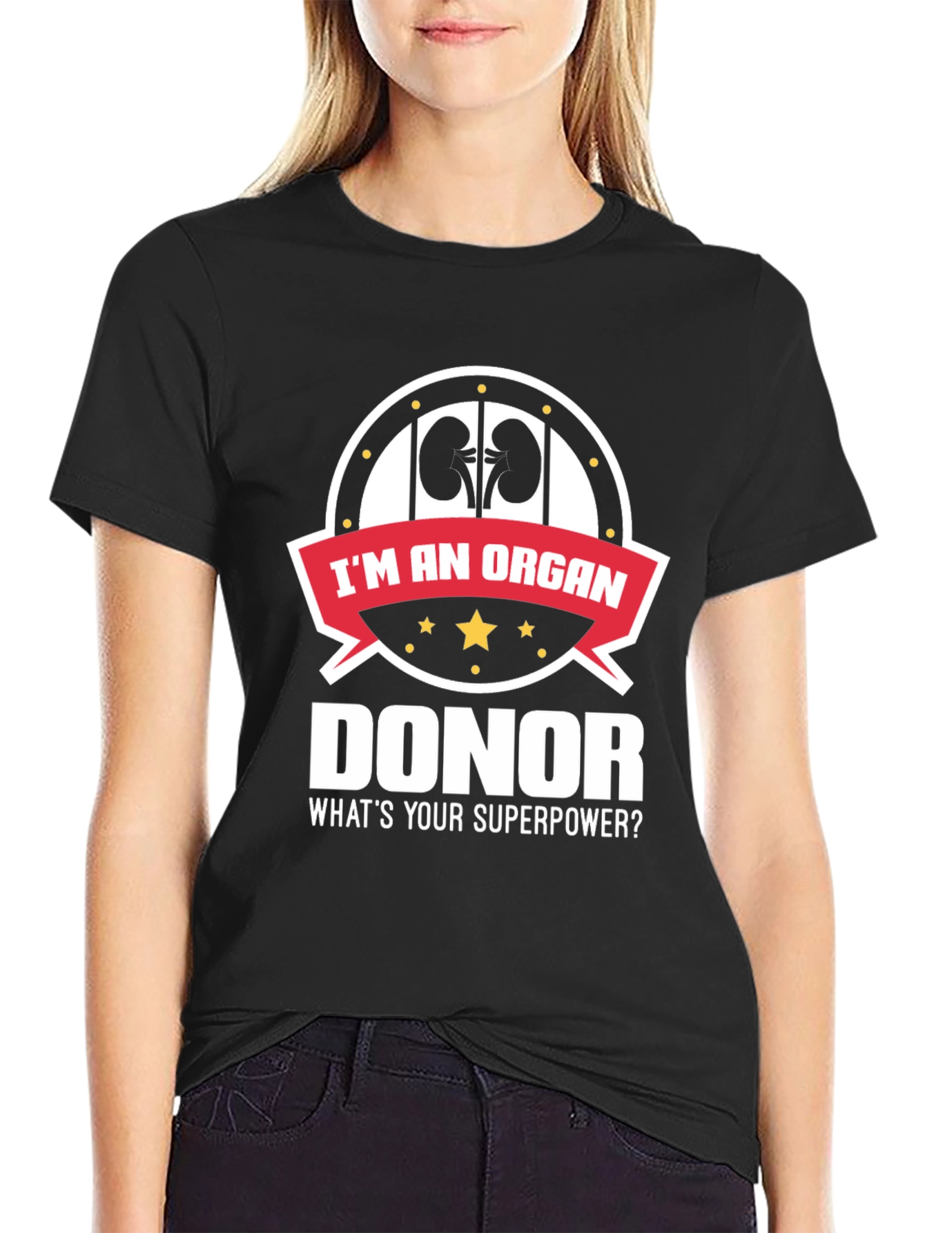 Organ Donor T-Shirt - Whats Your Superpower?