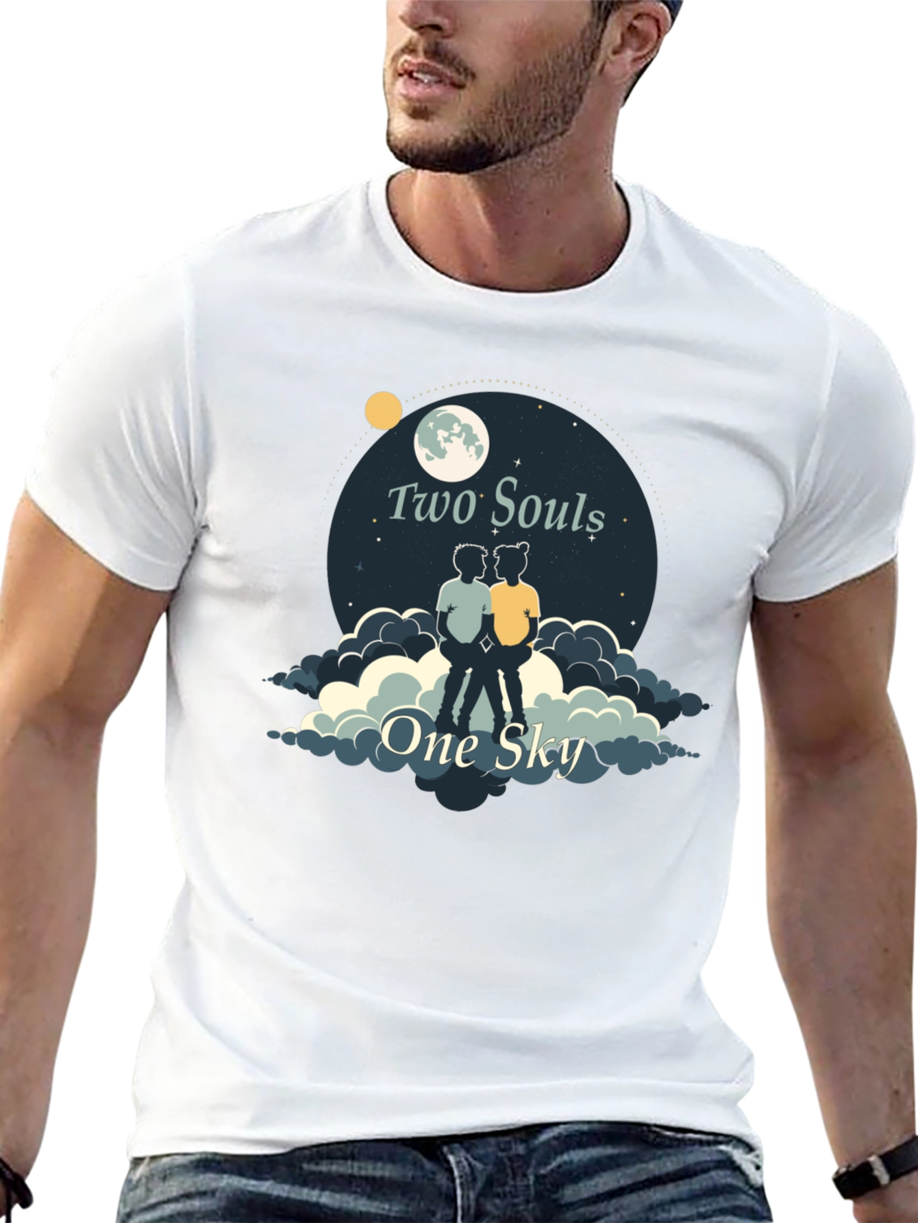 Two Souls One Sky Graphic T-Shirt
