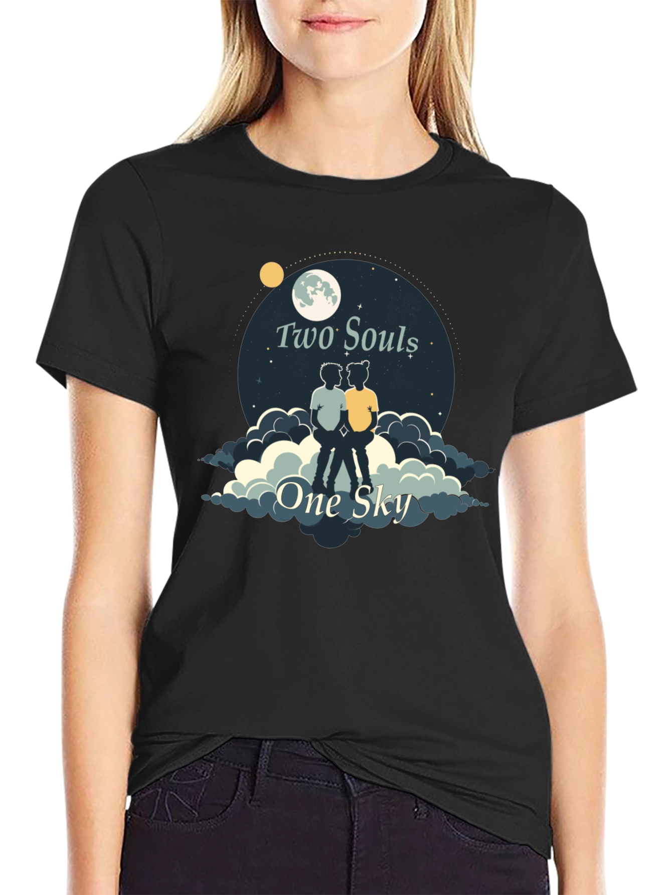 Two Souls One Sky Graphic T-Shirt