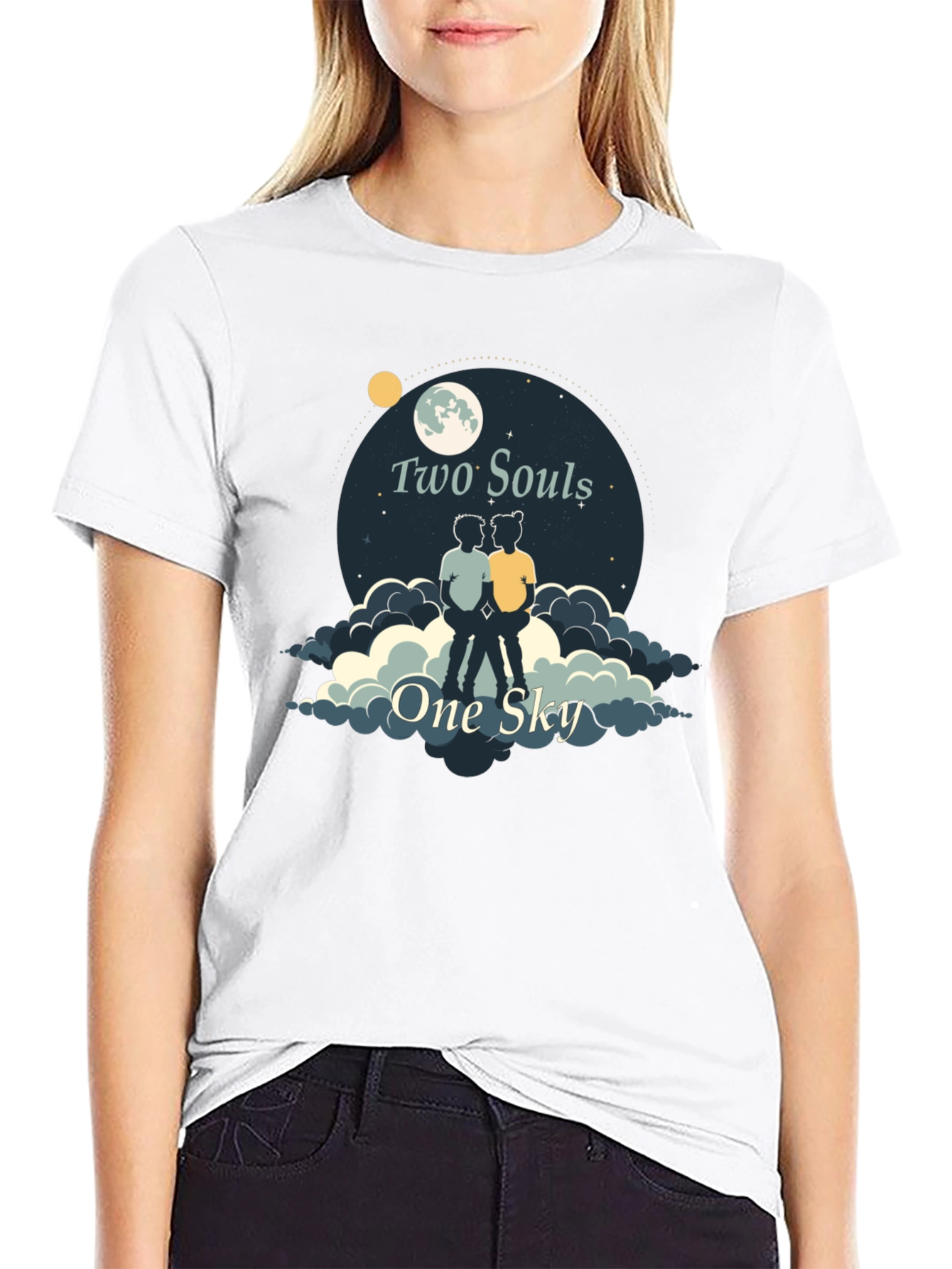 Two Souls One Sky Graphic T-Shirt