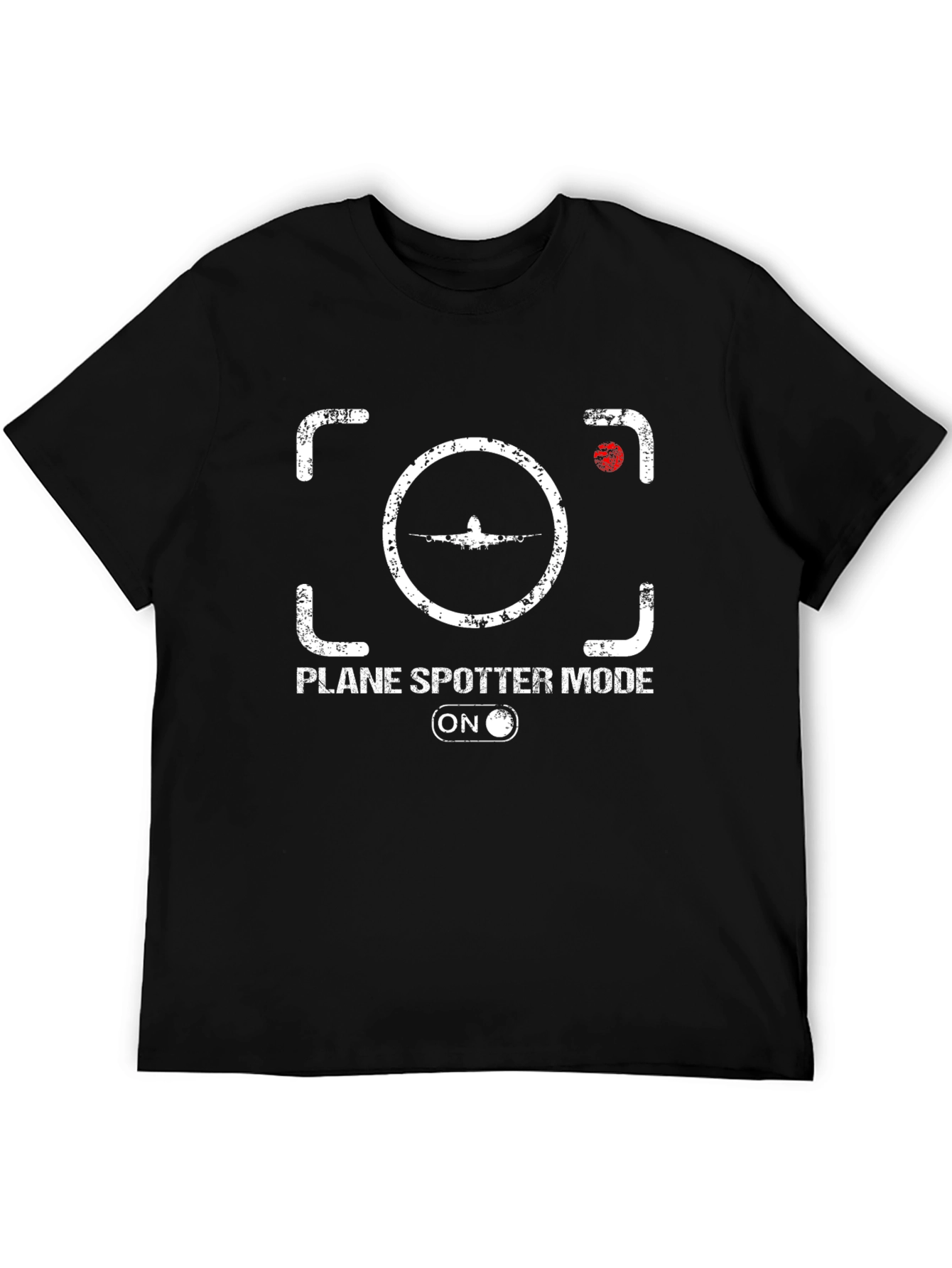 Plane Spotter Mode T-Shirt - Aviation Enthusiast Tee