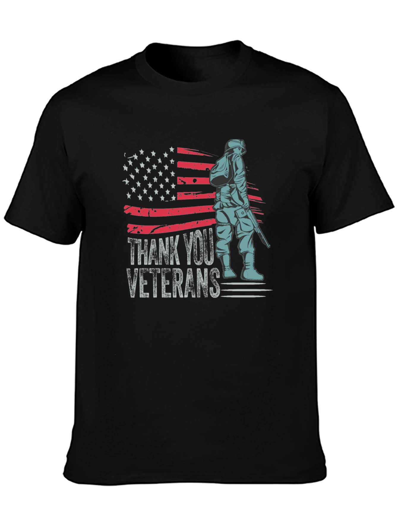 Thank You Veterans Graphic T-Shirt