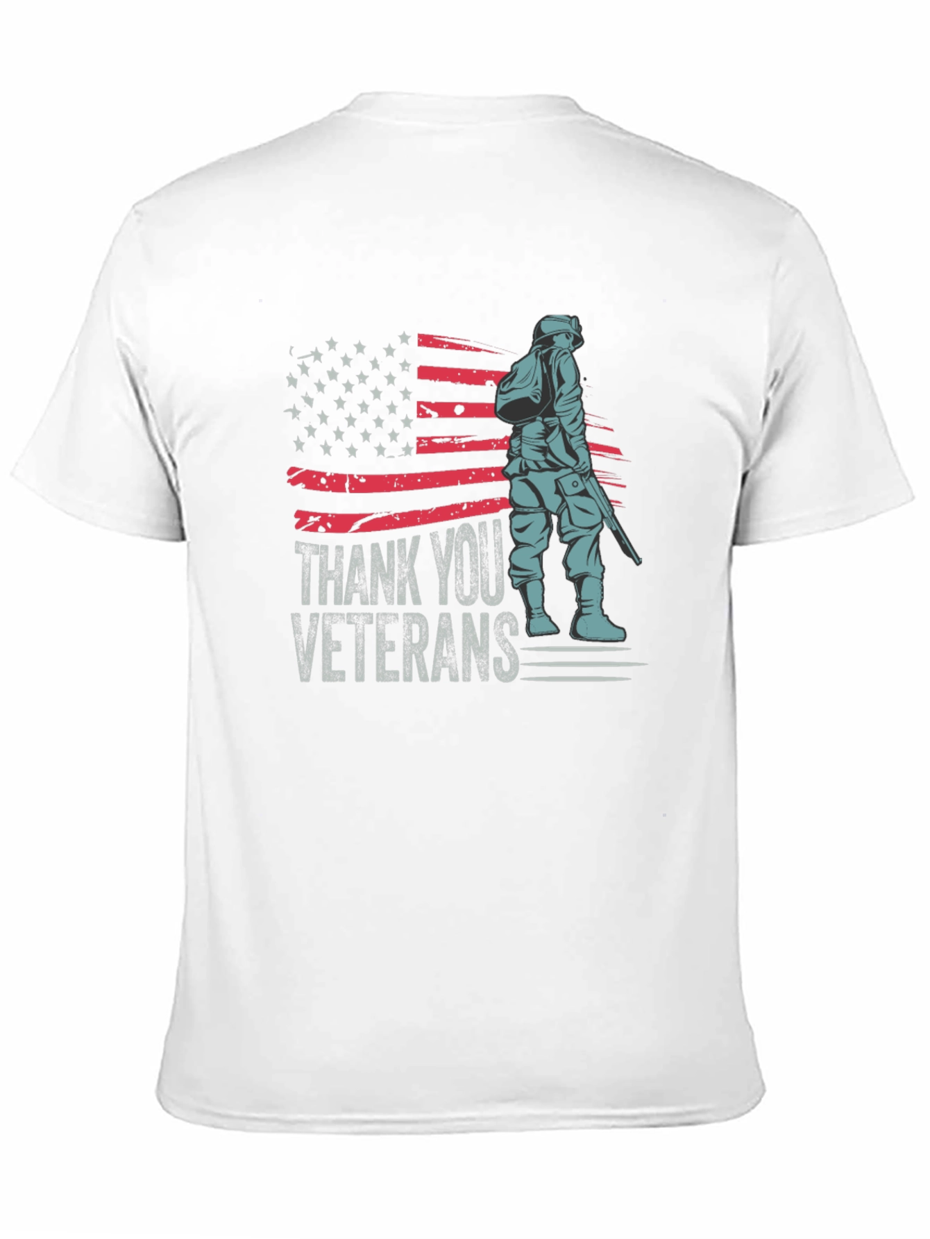 Thank You Veterans Graphic T-Shirt