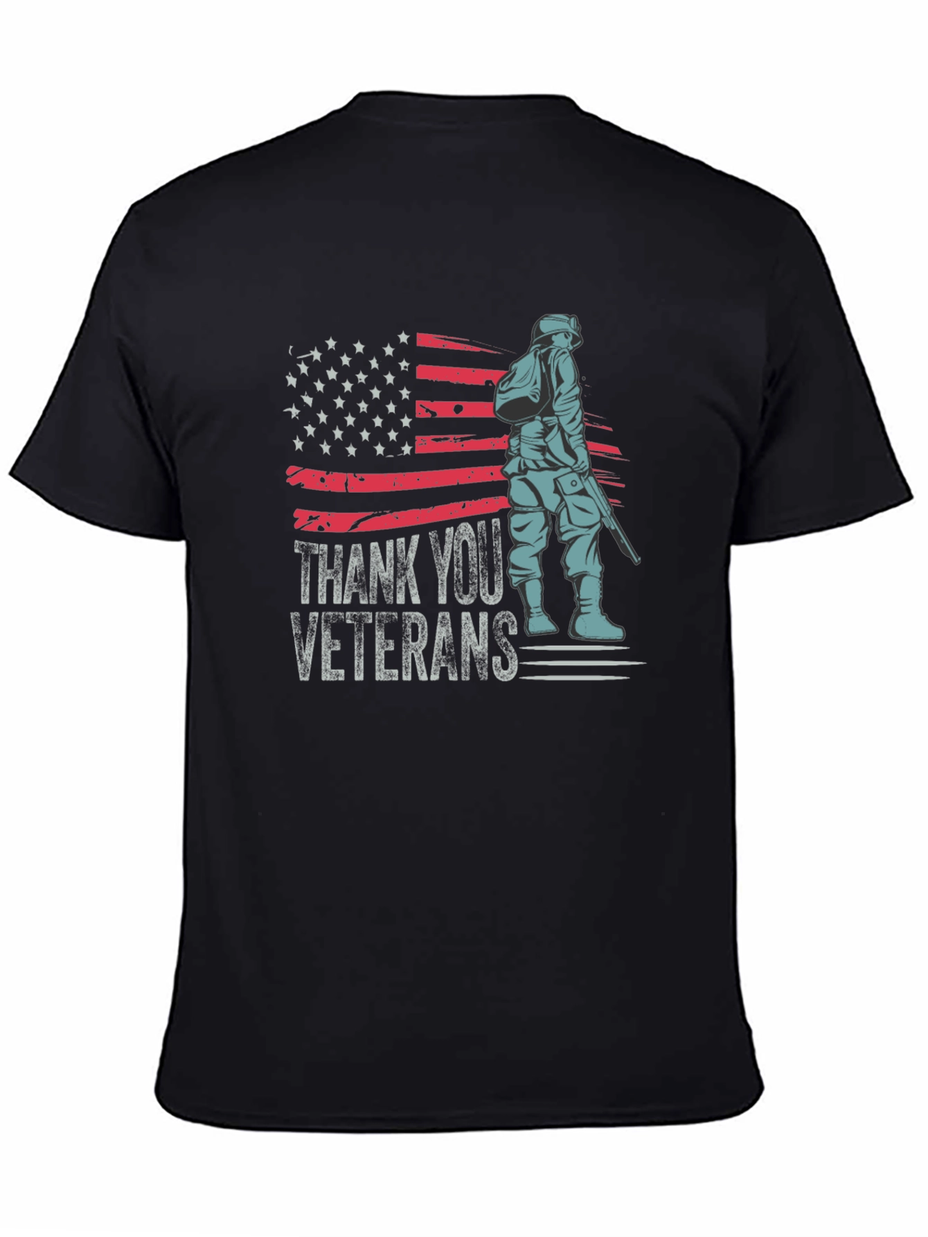 Thank You Veterans Graphic T-Shirt