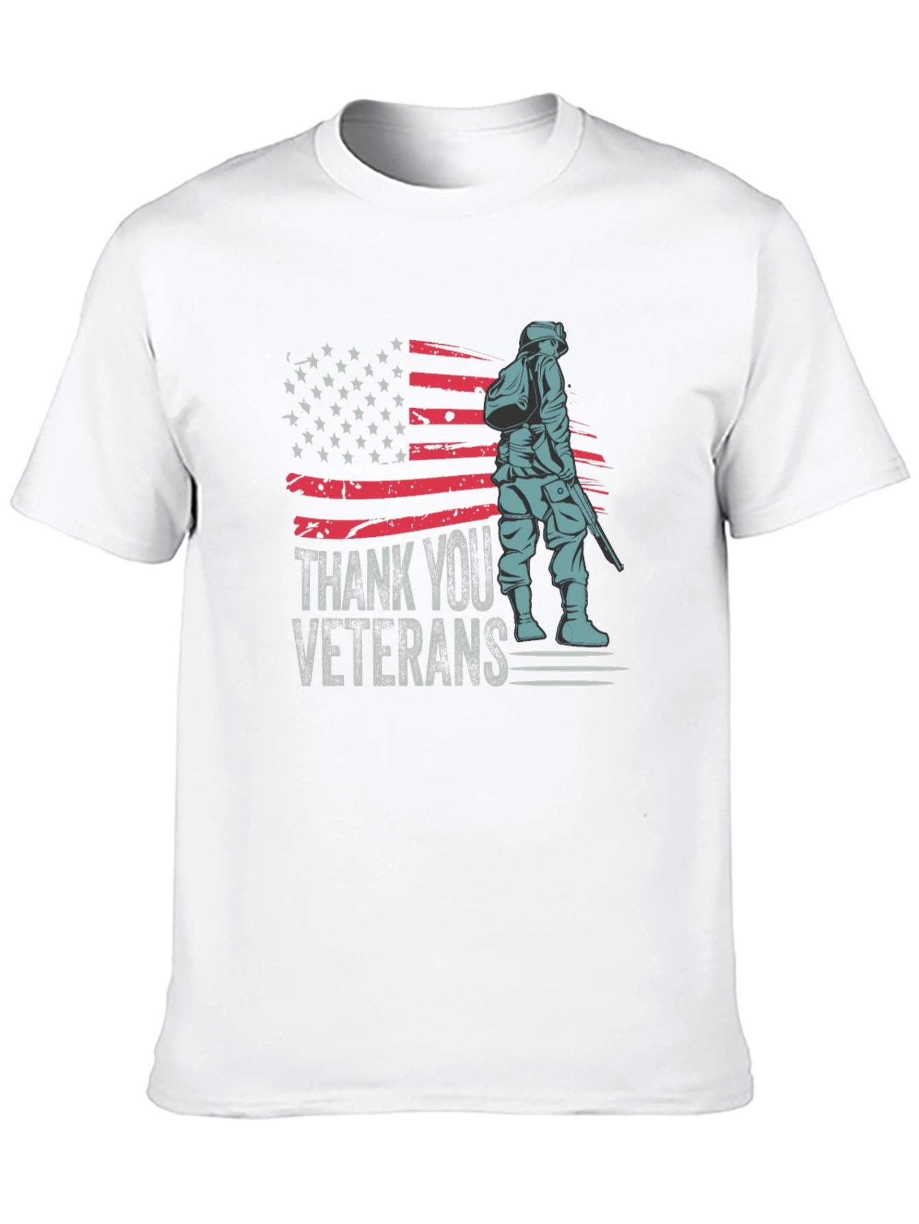 Thank You Veterans Graphic T-Shirt