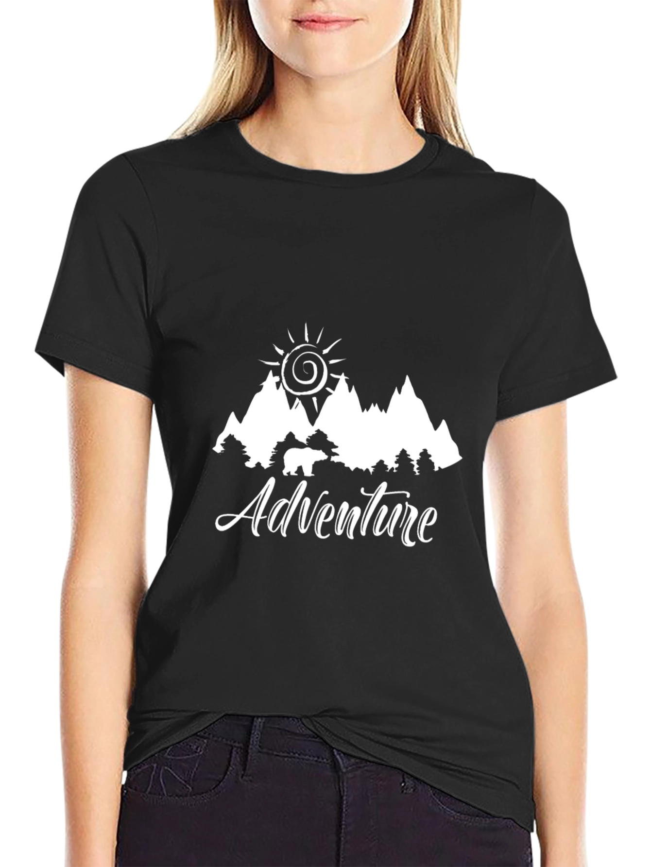 Adventure Graphic Tee - Black Mountain T-Shirt