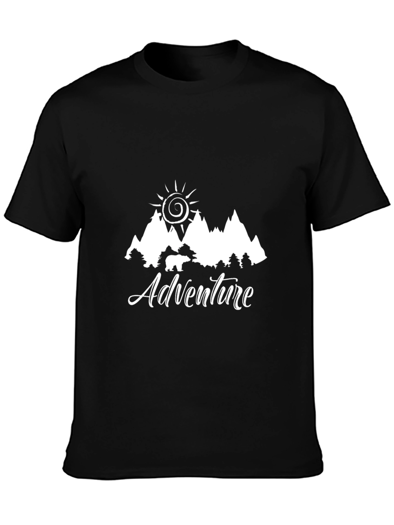 Adventure Graphic Tee - Black Mountain T-Shirt