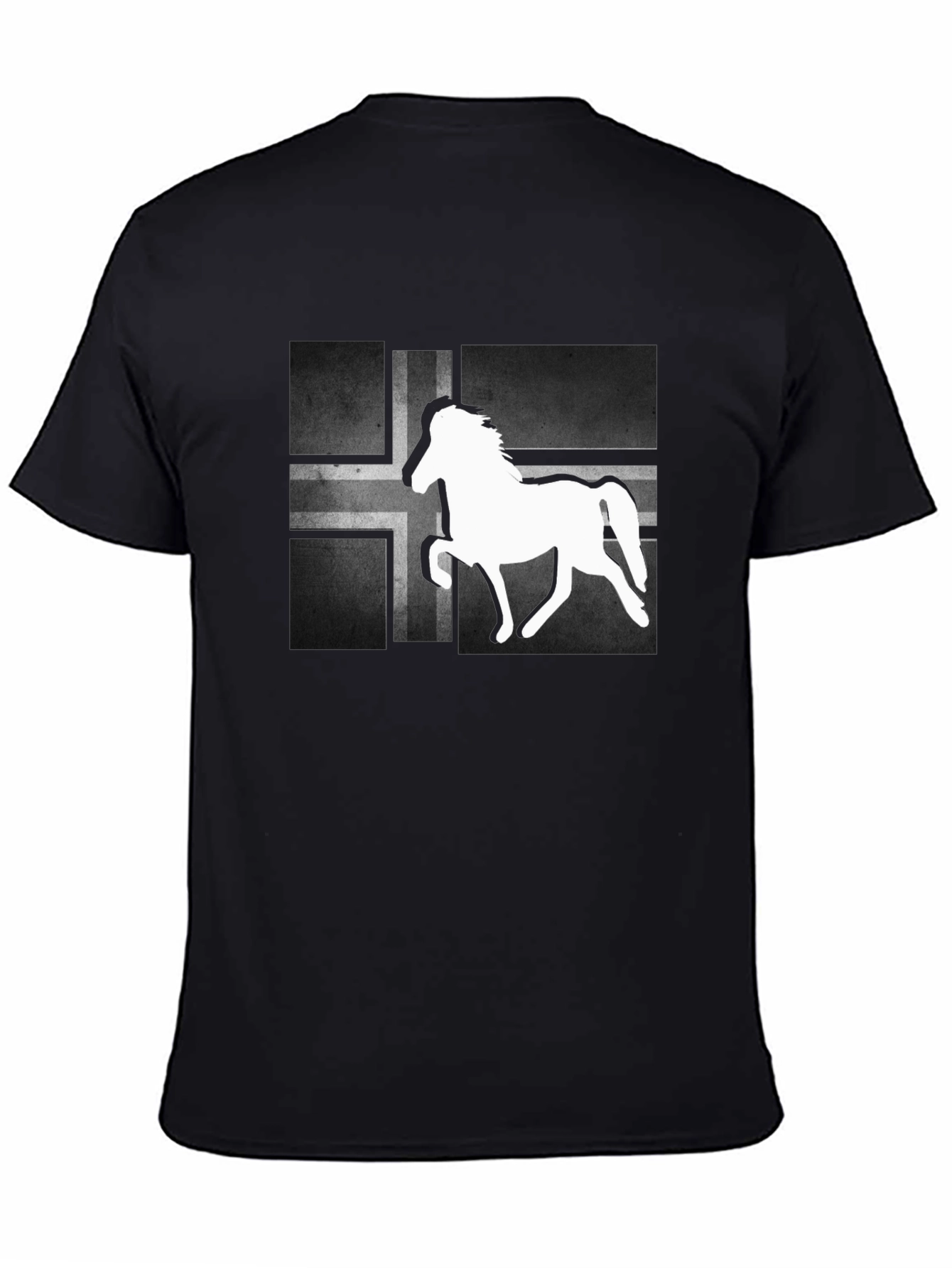 Icelandic Horse Flag Graphic T-Shirt