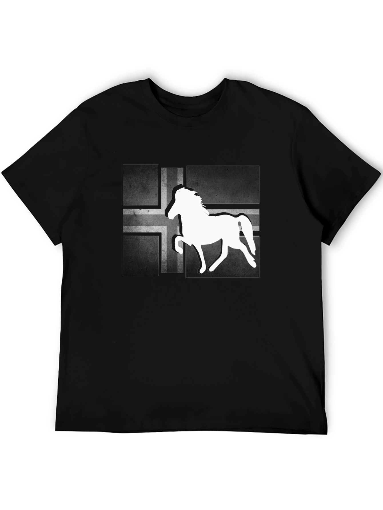 Icelandic Horse Flag Graphic T-Shirt