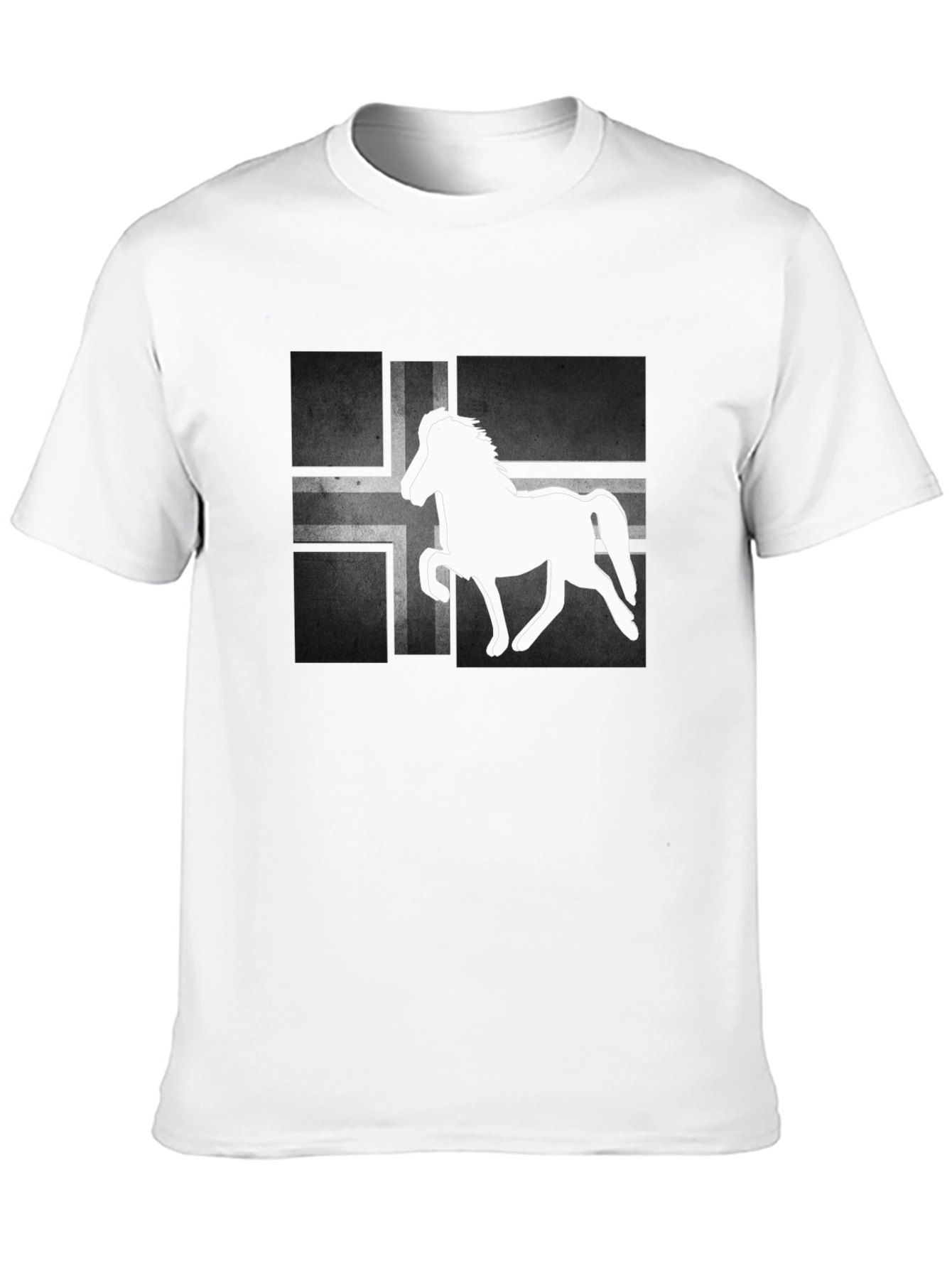 Icelandic Horse Flag Graphic T-Shirt