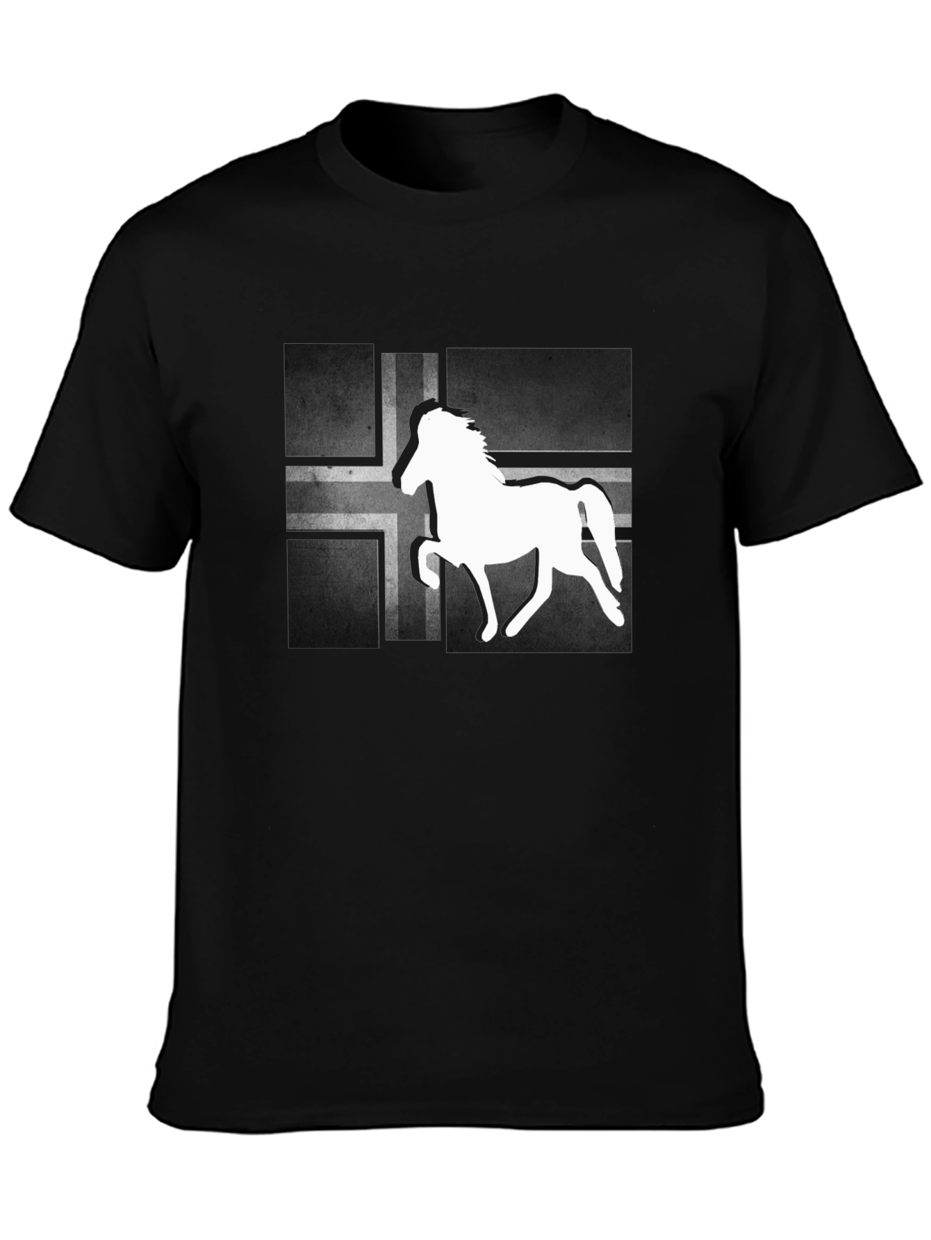 Icelandic Horse Flag Graphic T-Shirt