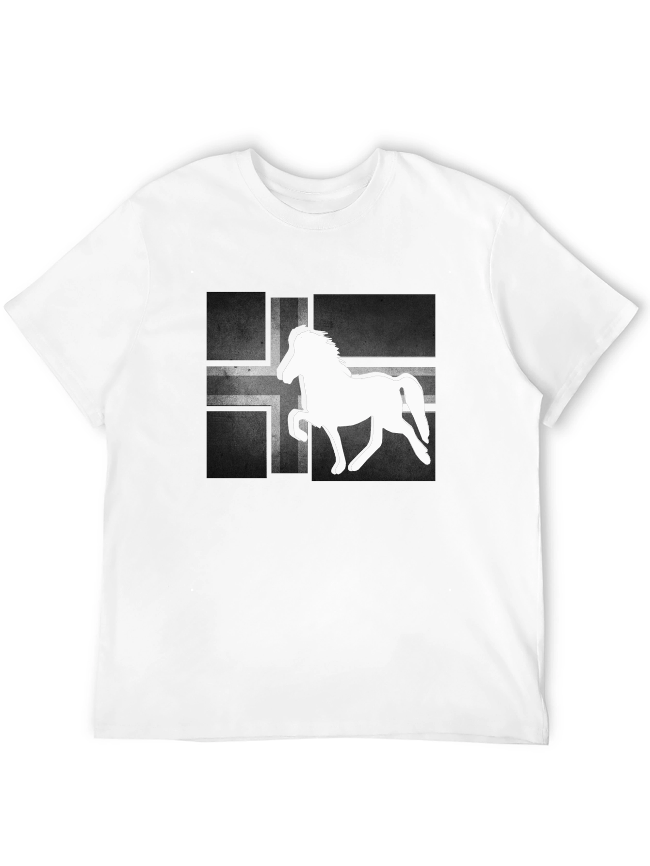 Icelandic Horse Flag Graphic T-Shirt