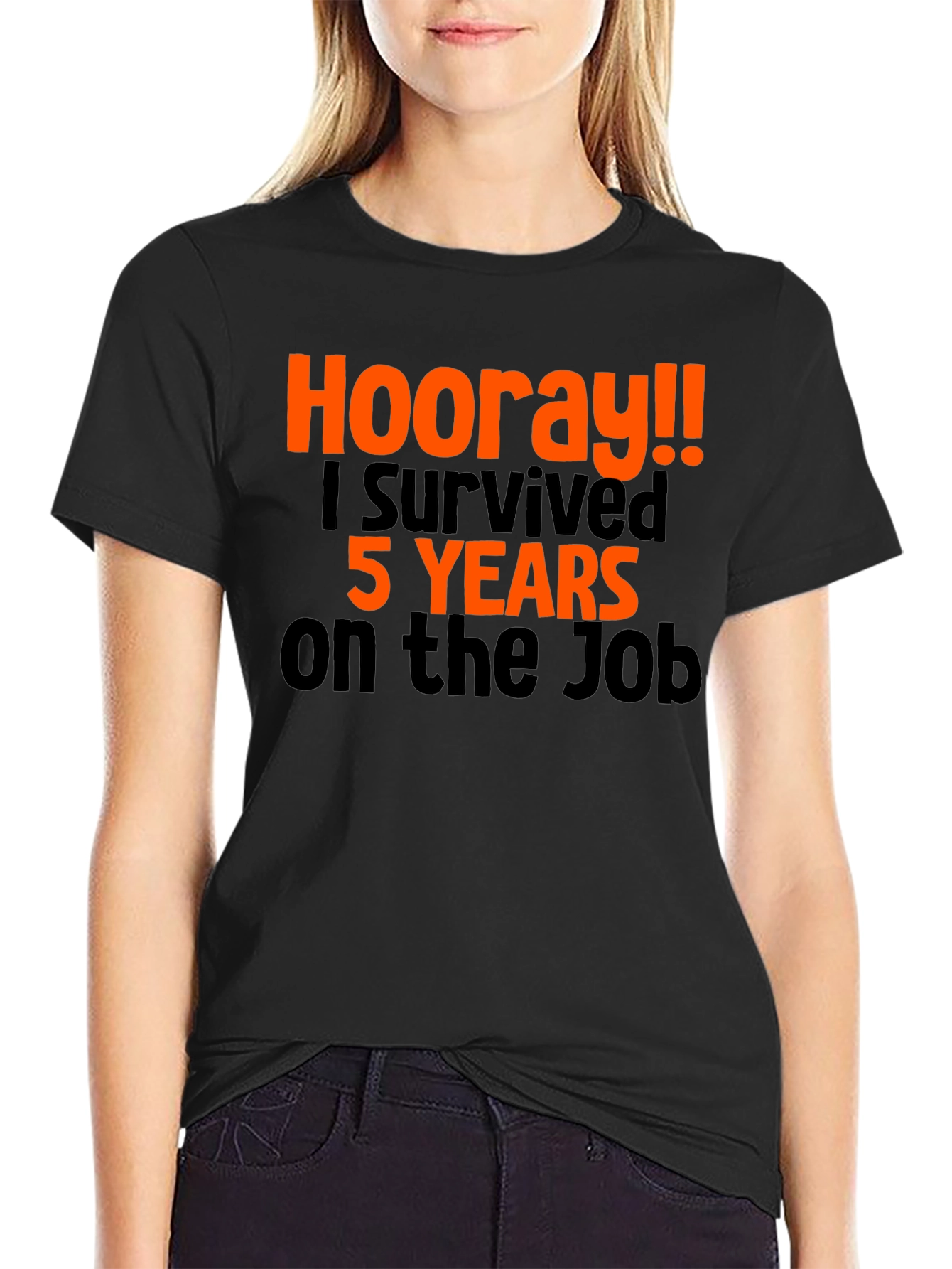 Hooray 5 Years On The Job T-Shirt