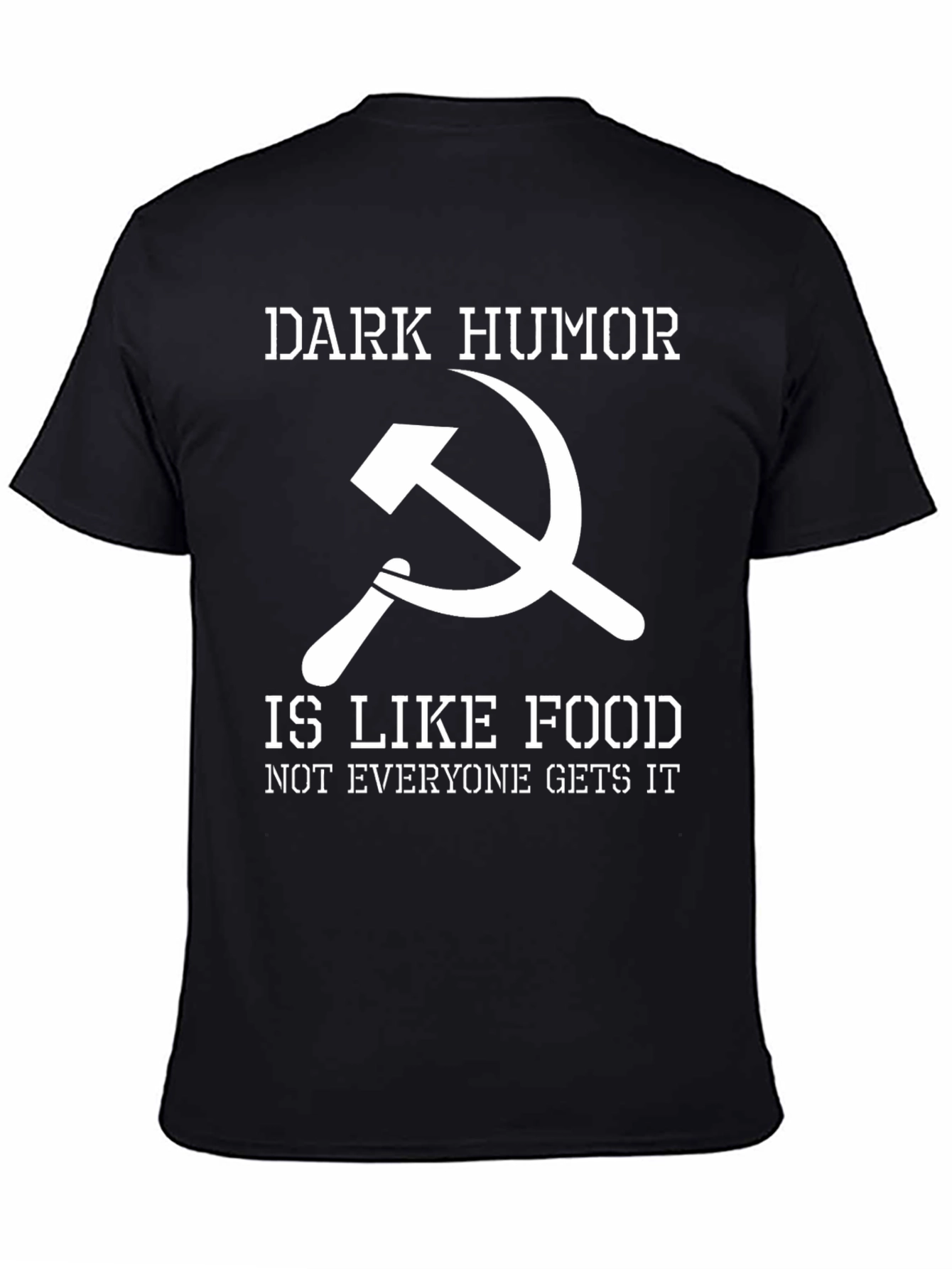 Dark Humor Hammer & Sickle Graphic T-Shirt
