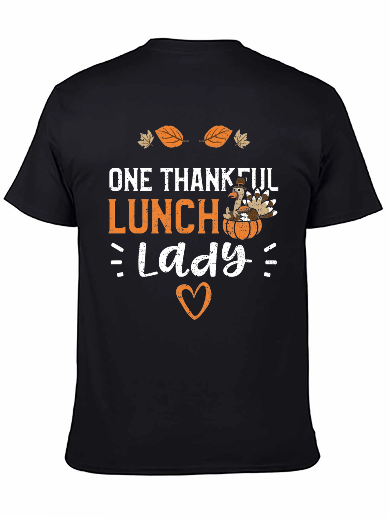 One Thankful Lunch Lady Thanksgiving T-Shirt