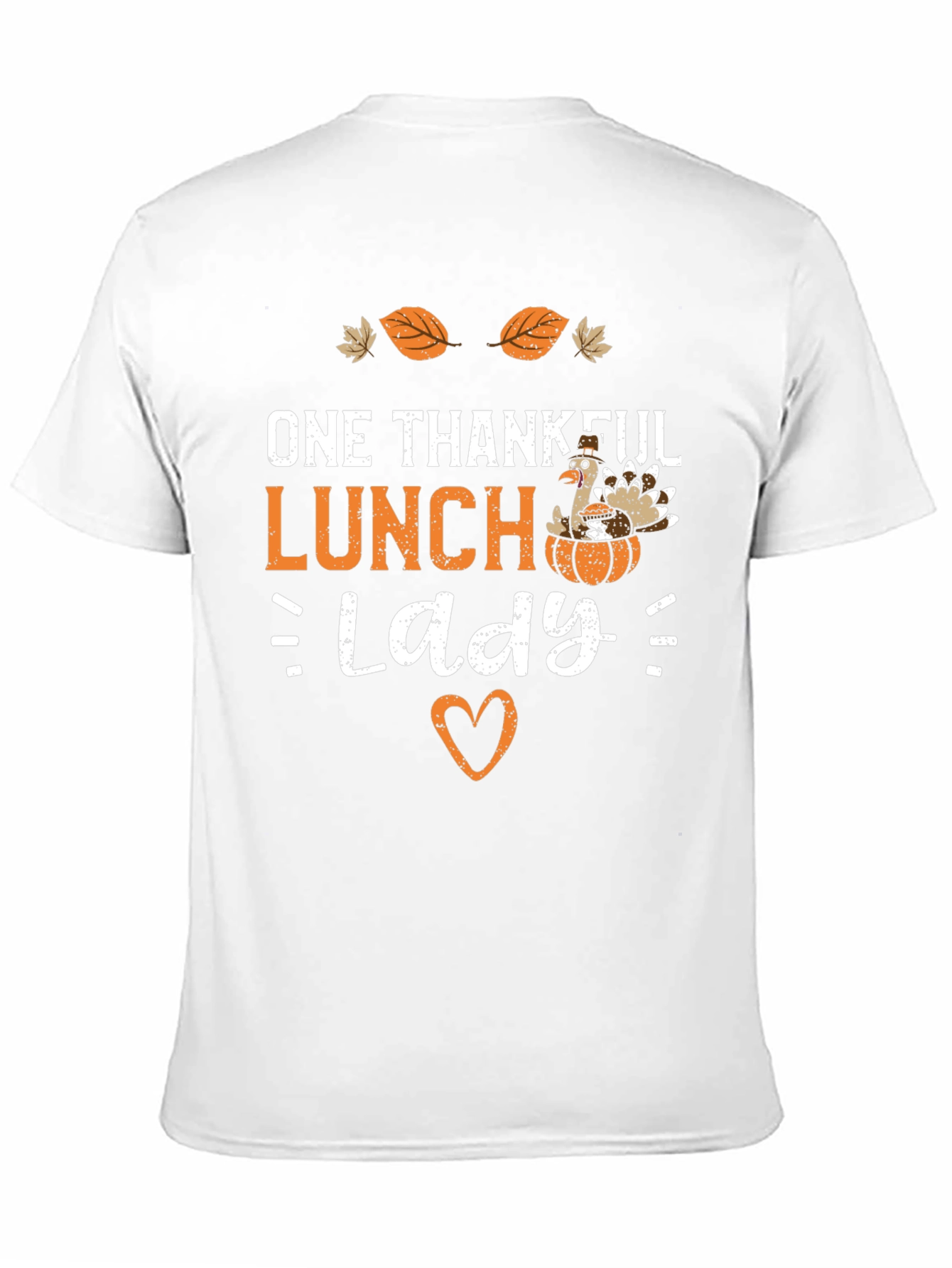 One Thankful Lunch Lady Thanksgiving T-Shirt