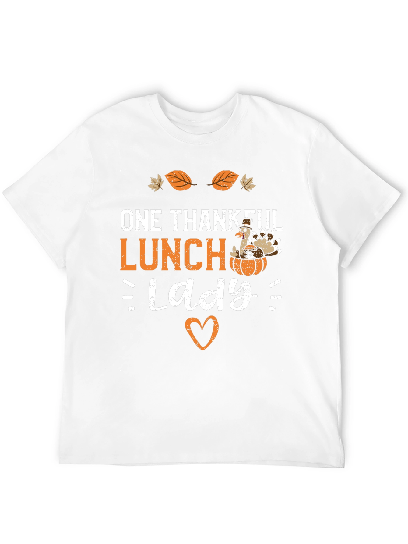 One Thankful Lunch Lady Thanksgiving T-Shirt