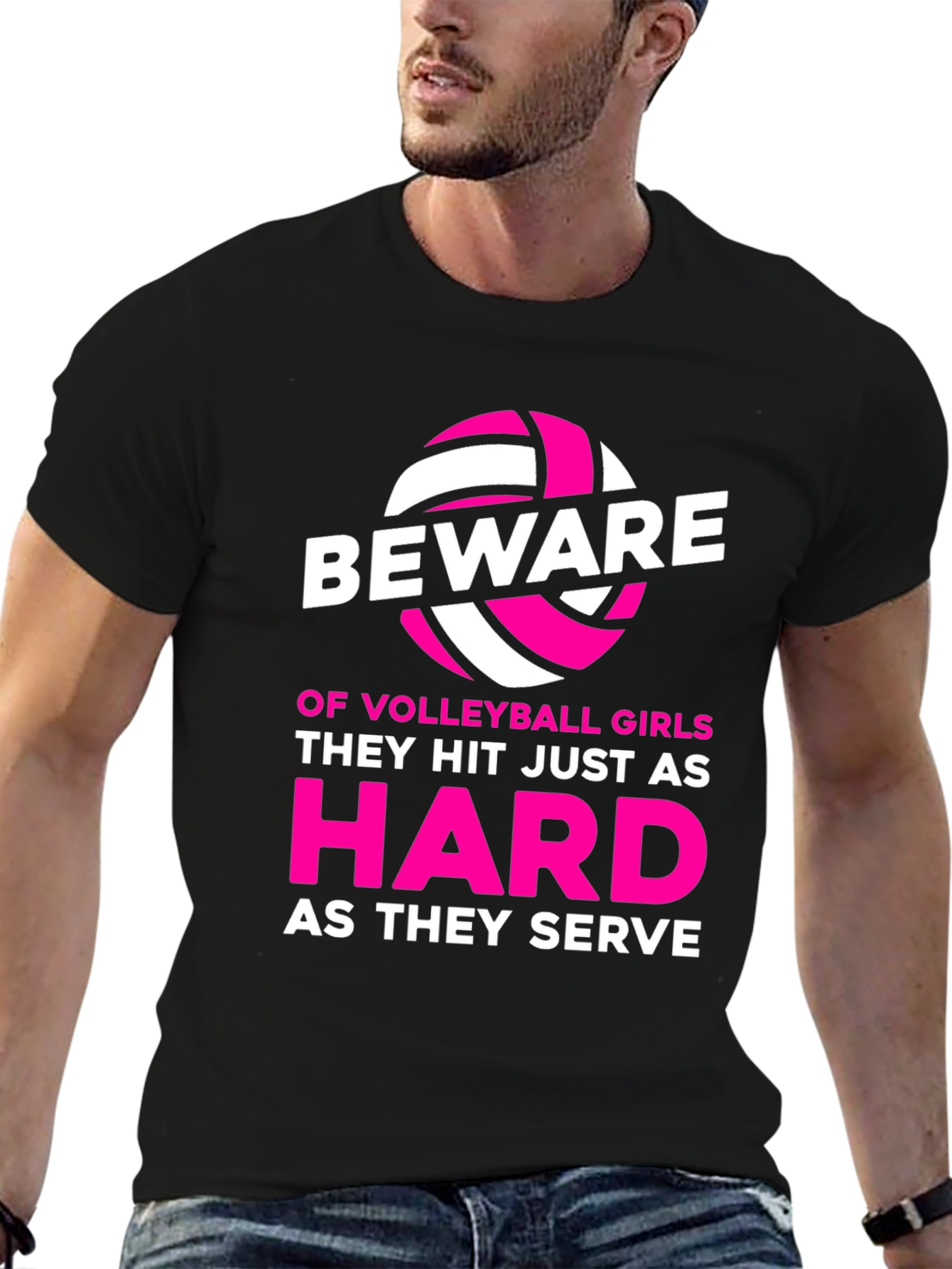 Beware Volleyball Girl T-Shirt