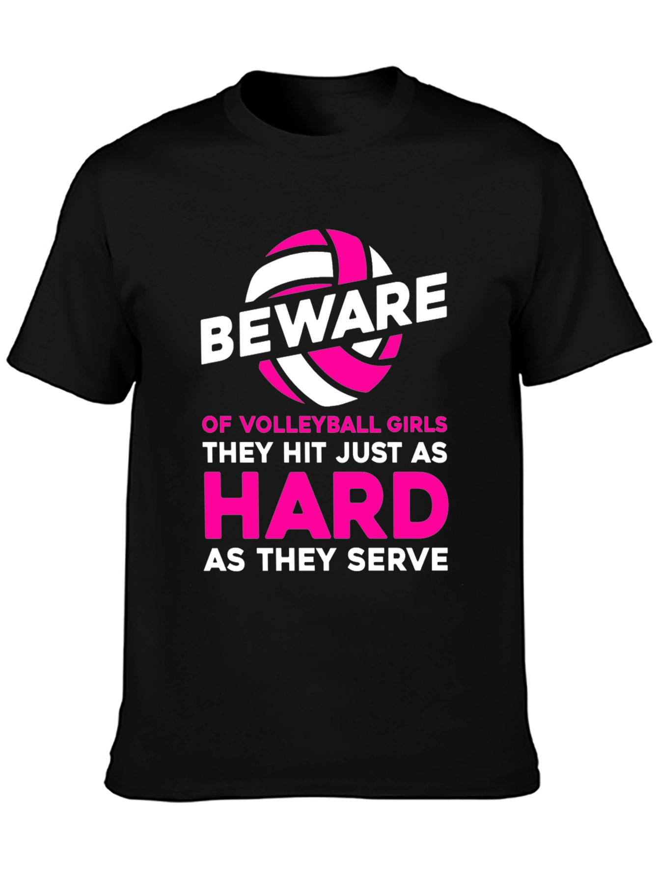 Beware Volleyball Girl T-Shirt