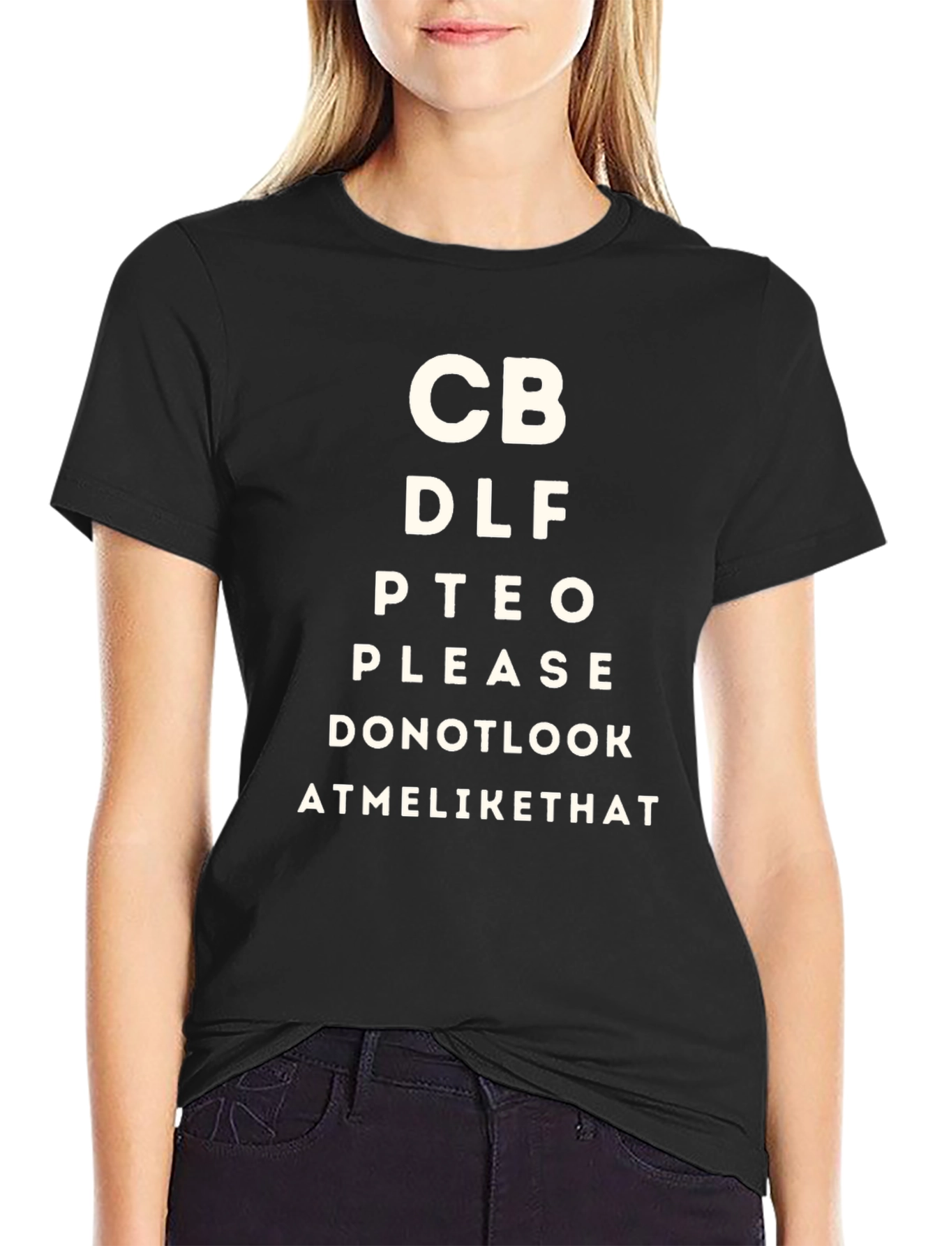 Eye Chart Novelty Tee: Funny & Unique Design