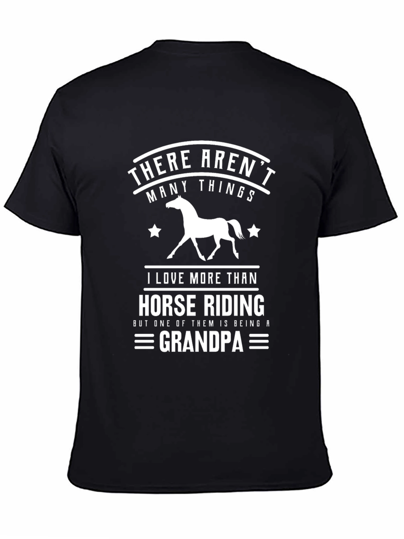 Horse Riding Grandpa T-Shirt