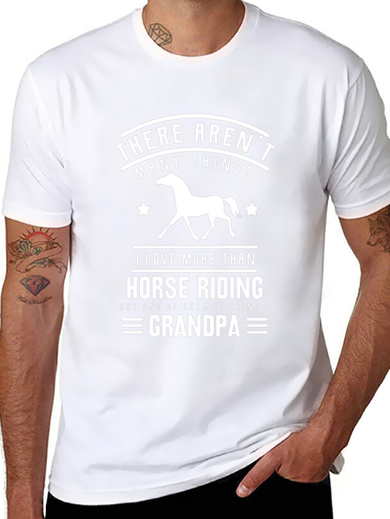 Horse Riding Grandpa T-Shirt