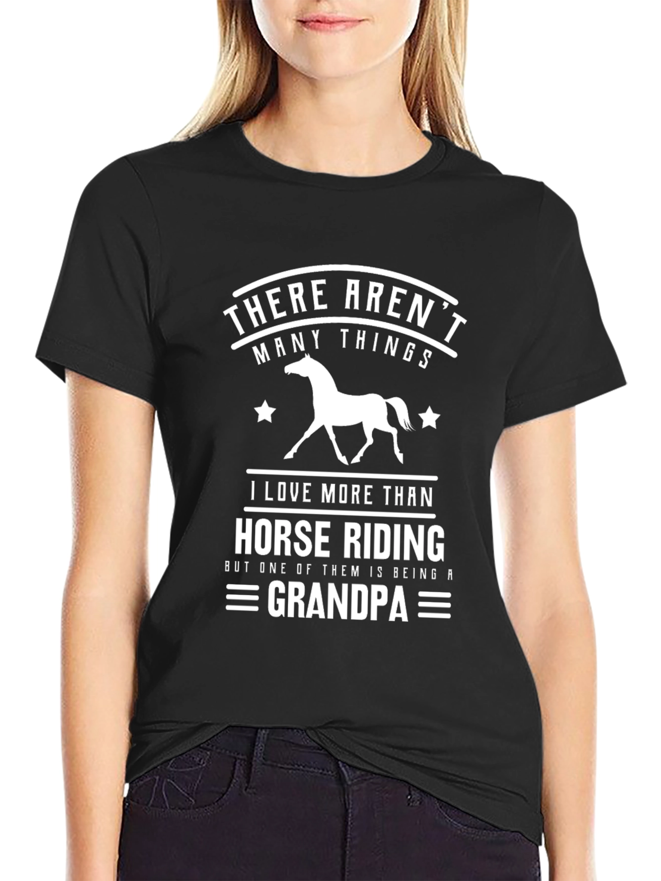 Horse Riding Grandpa T-Shirt