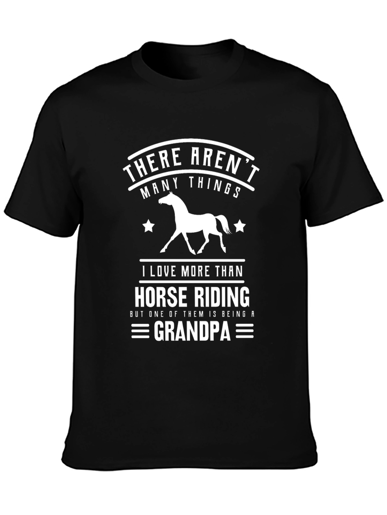 Horse Riding Grandpa T-Shirt