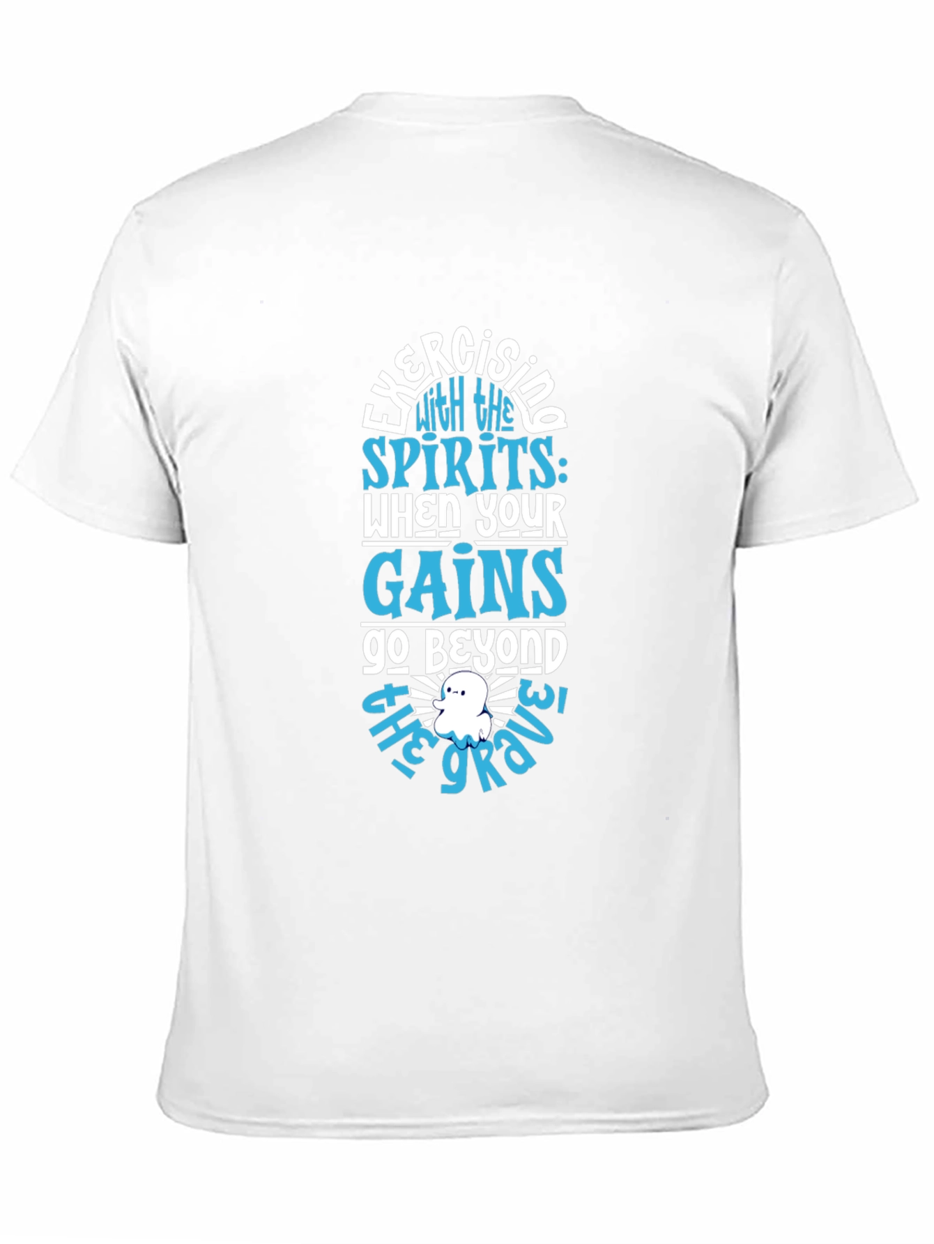 Exercising with Spirits Black T-Shirt