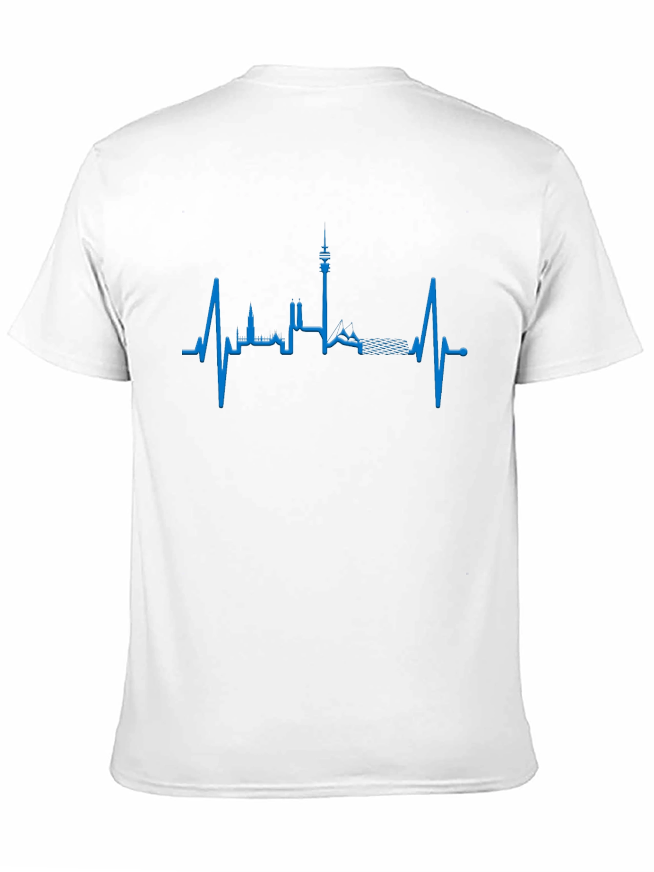 Munich Skyline Heartbeat T-Shirt - City Pride!
