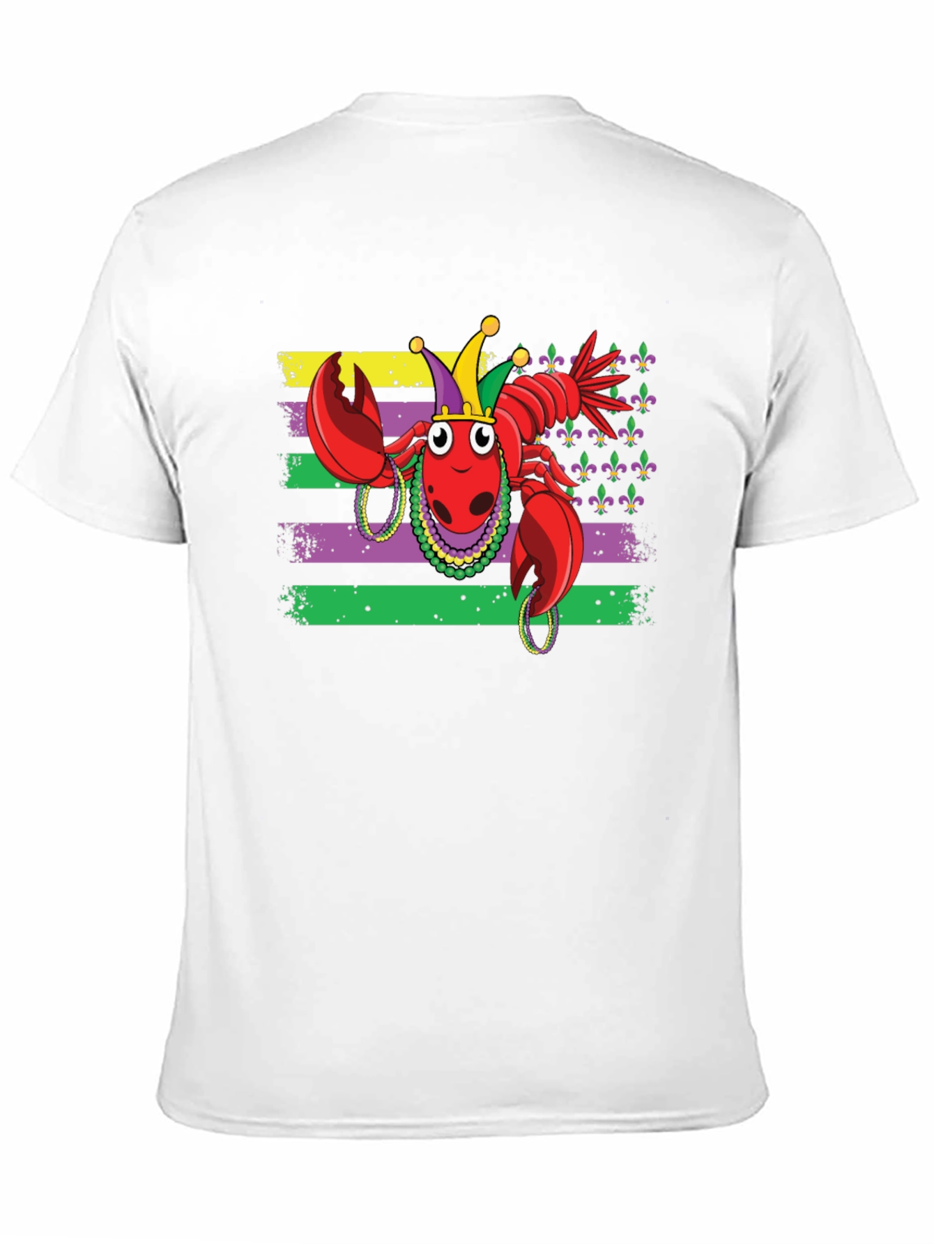 Mardi Gras Lobster T-Shirt - Black