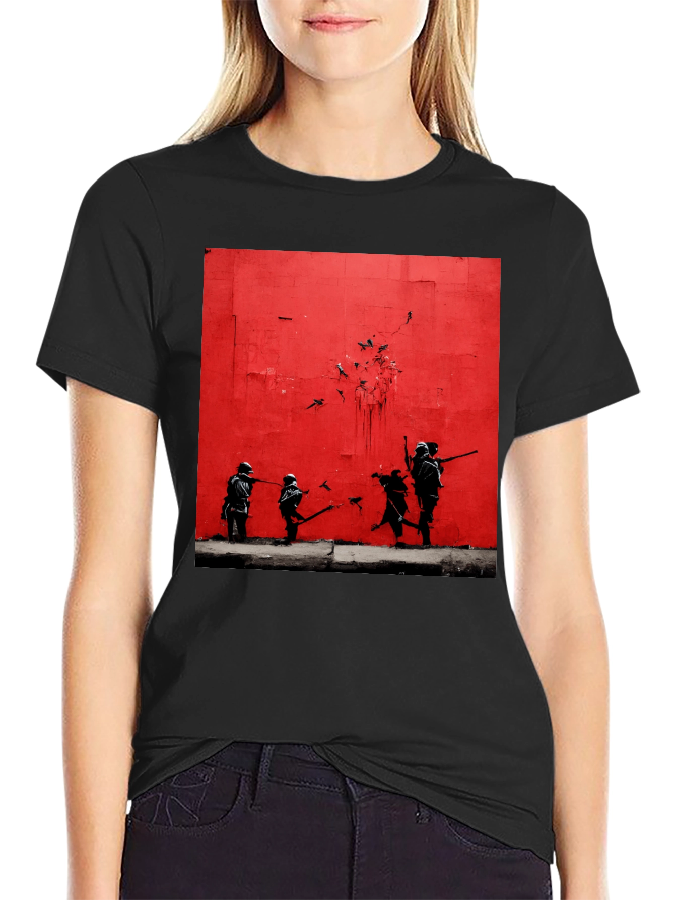 Banksy Inspired Art Tee - Streetwear Style