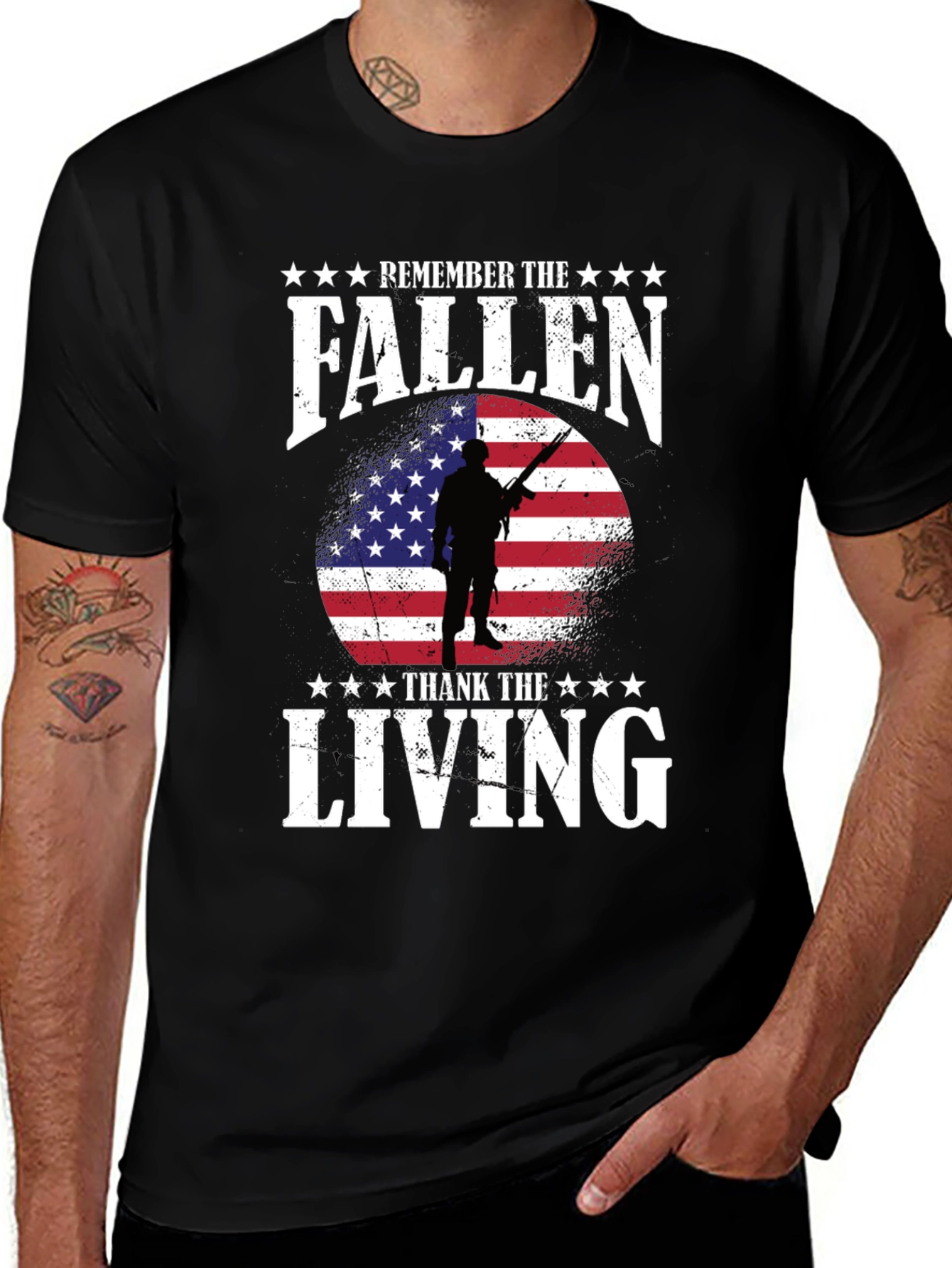 Remember the Fallen - Thank the Living Tee