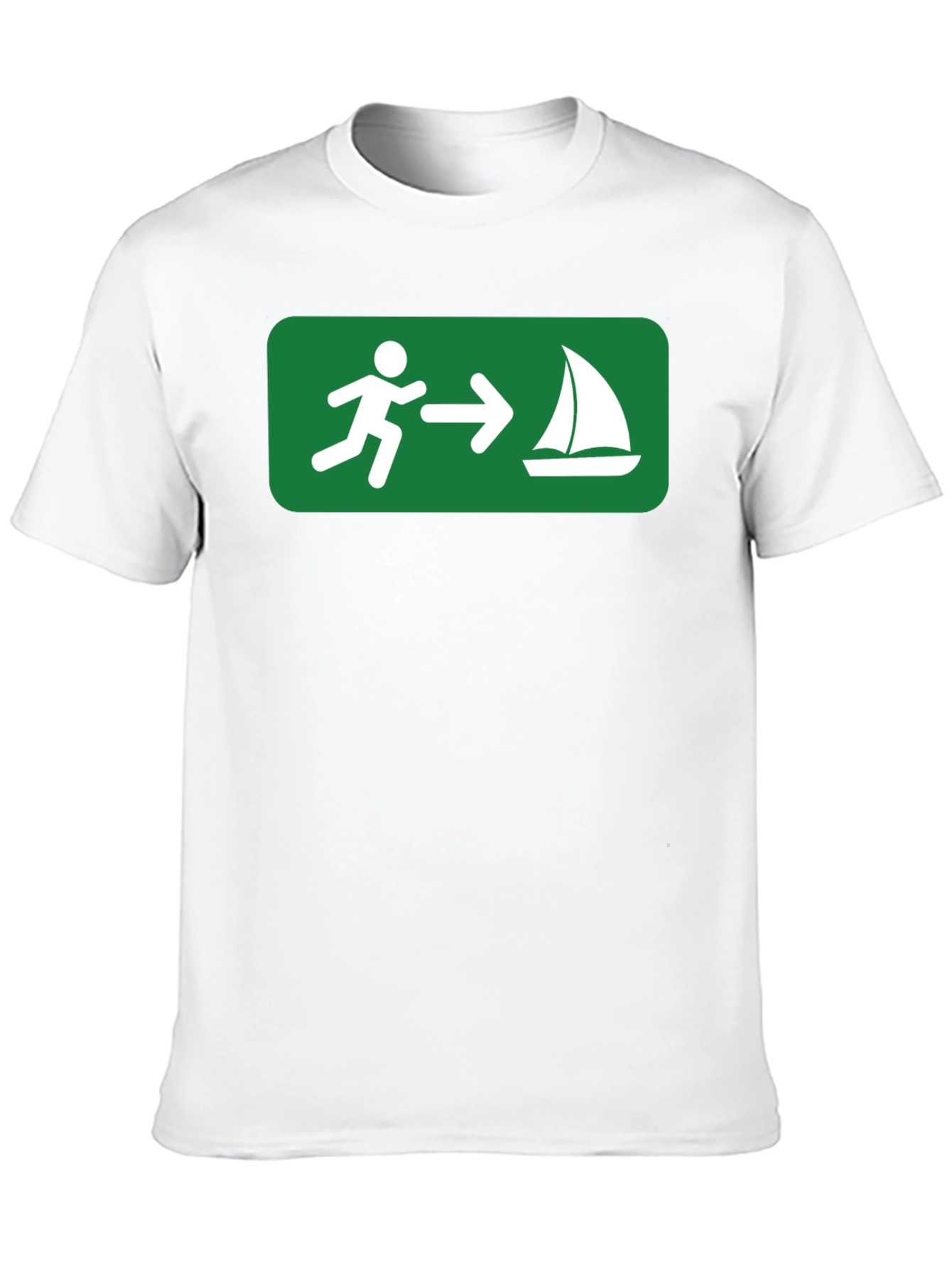 Run to Sail T-Shirt - Boating Adventure