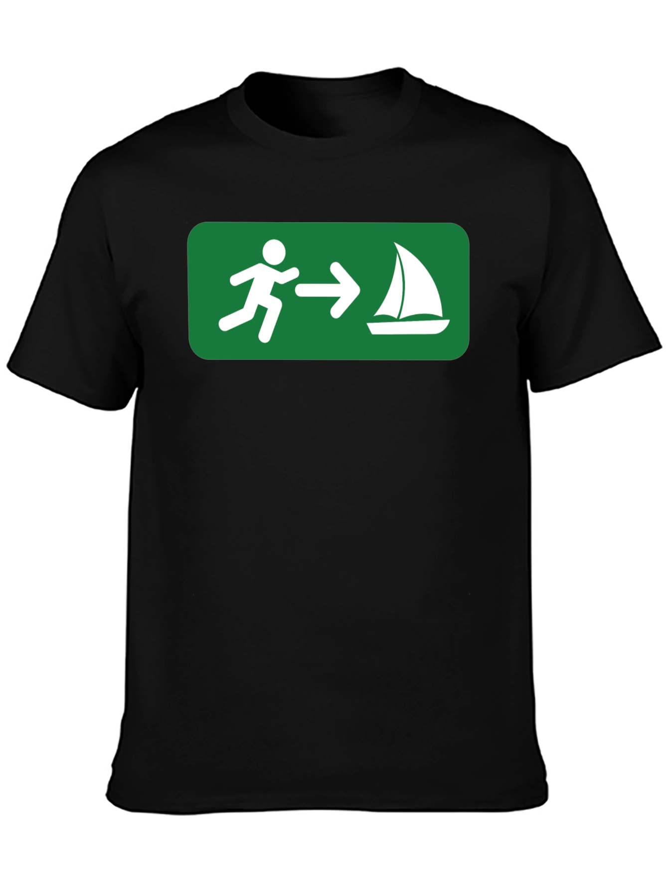 Run to Sail T-Shirt - Boating Adventure