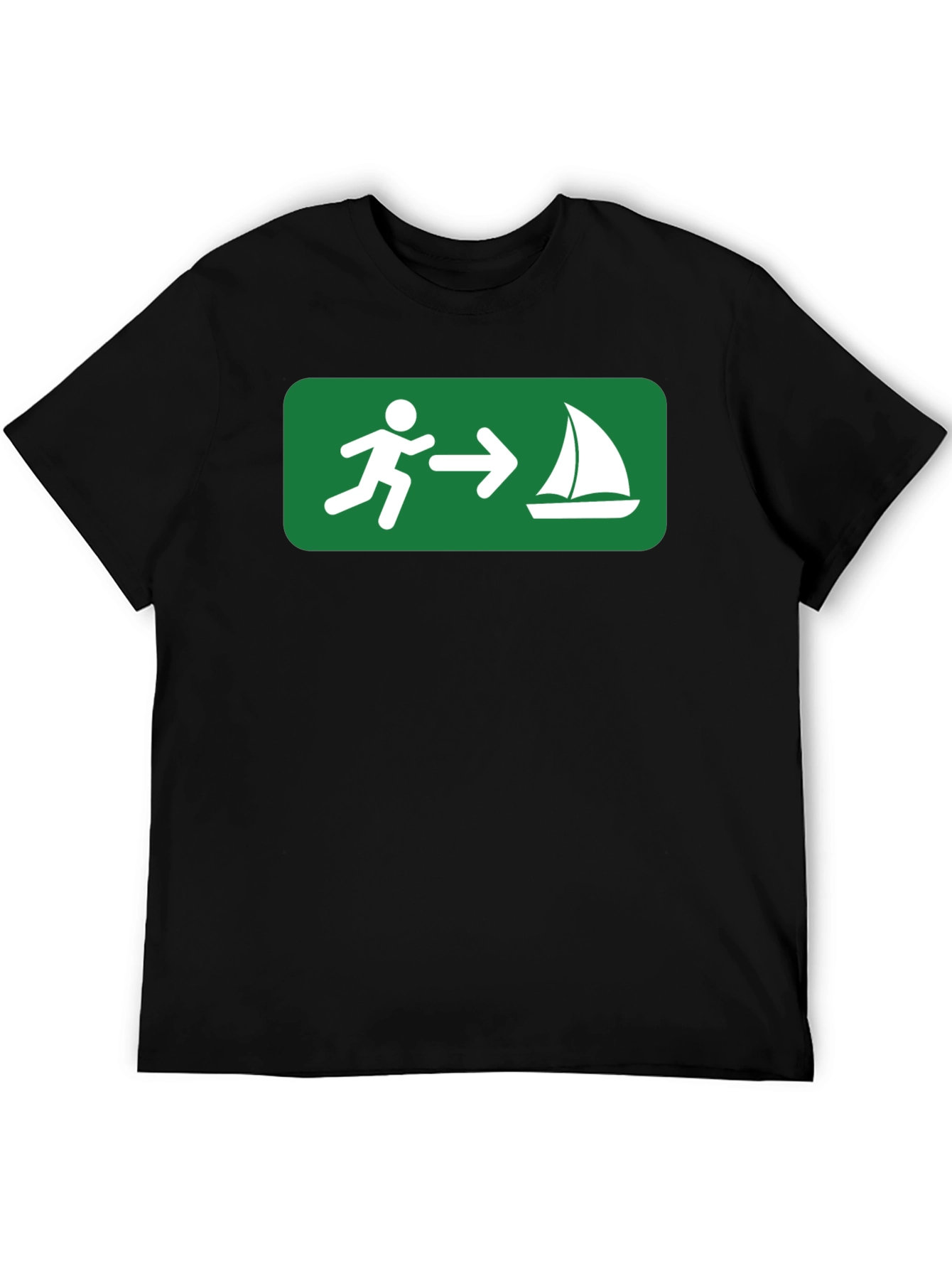 Run to Sail T-Shirt - Boating Adventure