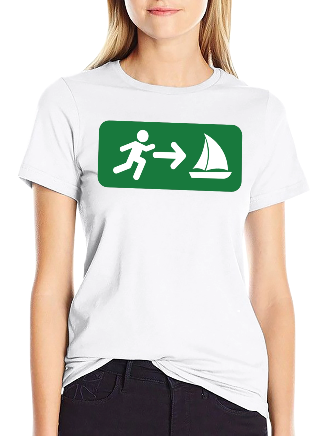 Run to Sail T-Shirt - Boating Adventure