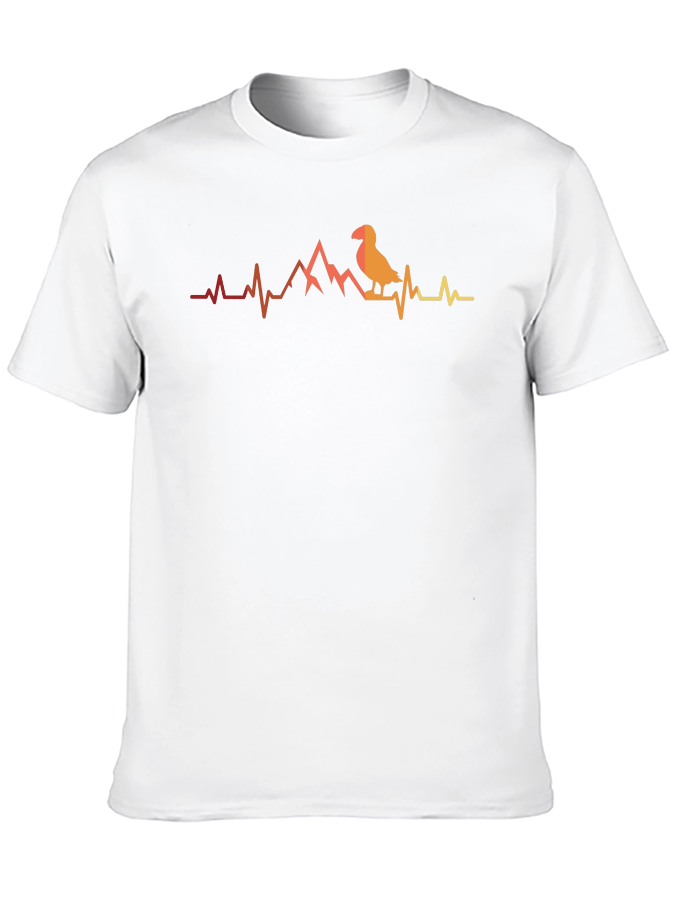 Puffin Mountain Heartbeat Graphic Tee