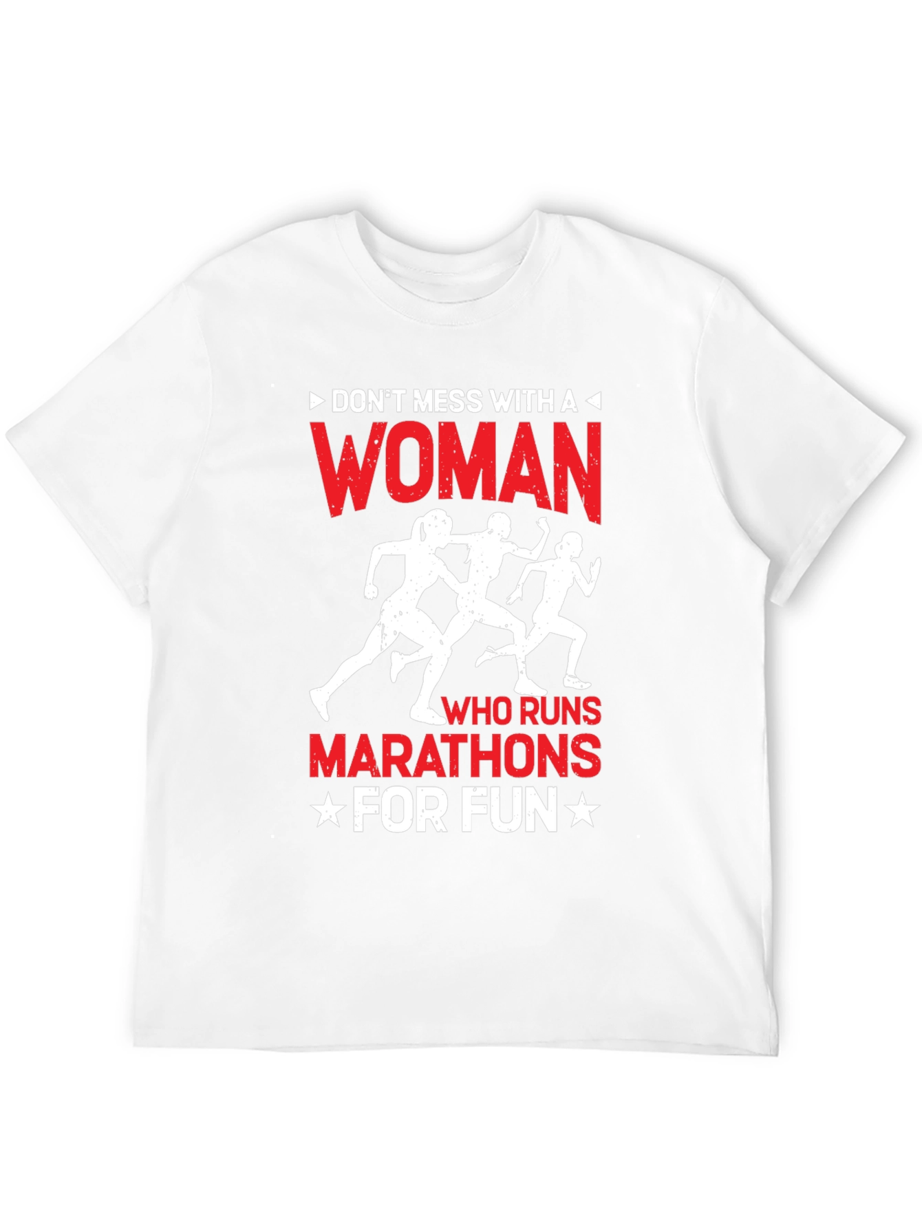 Marathon Runner Womens T-Shirt