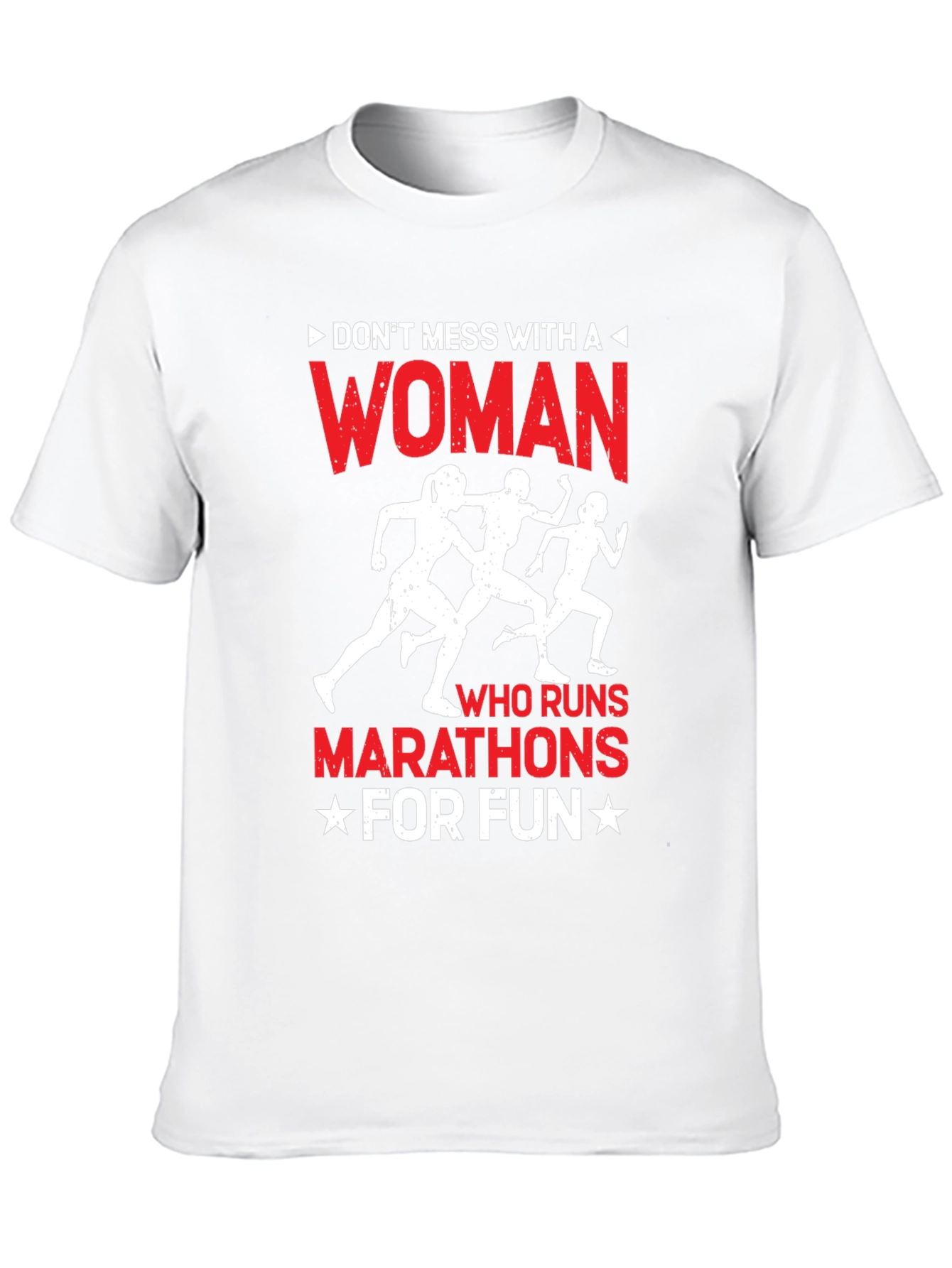 Marathon Runner Womens T-Shirt
