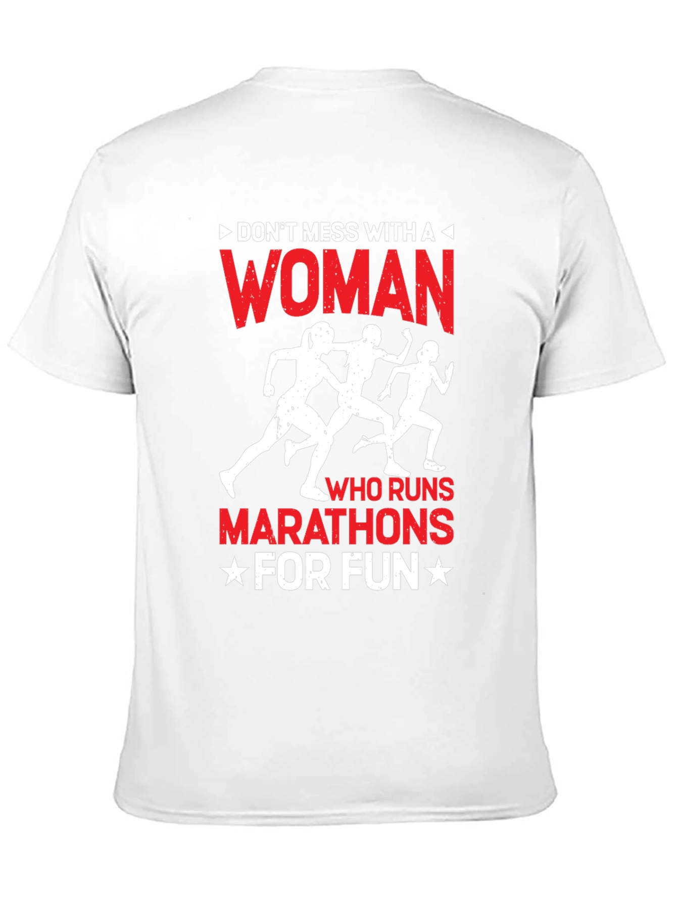 Marathon Runner Womens T-Shirt