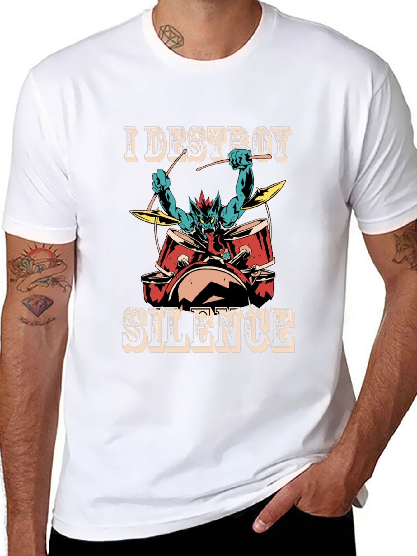 I Destroy Silence Graphic T-Shirt