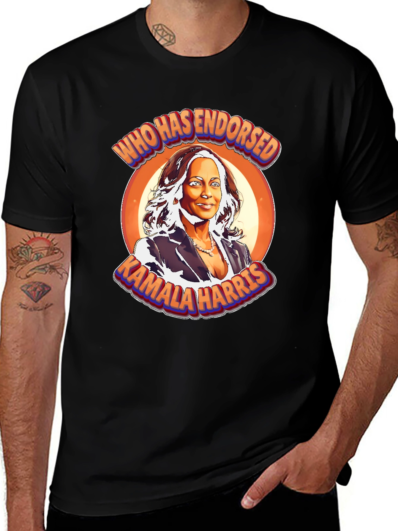 Kamala Harris T-Shirt - Who Has Endorsed?