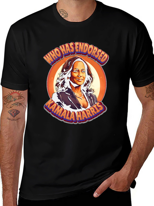 Kamala Harris T-Shirt - Who Has Endorsed?