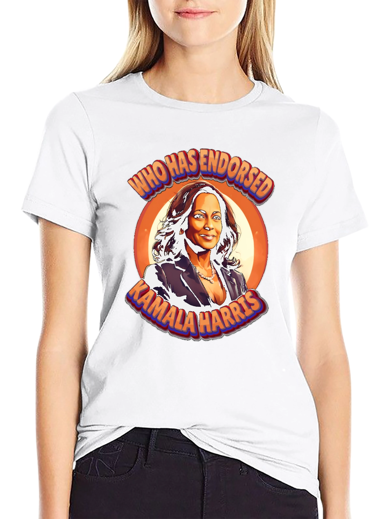 Kamala Harris T-Shirt - Who Has Endorsed?