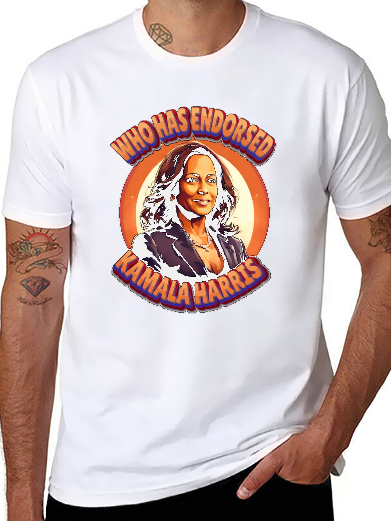 Kamala Harris T-Shirt - Who Has Endorsed?