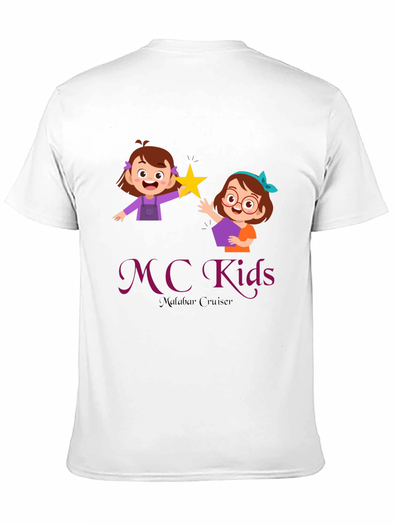 MC Kids Black Graphic T-Shirt - Malabar Cruiser