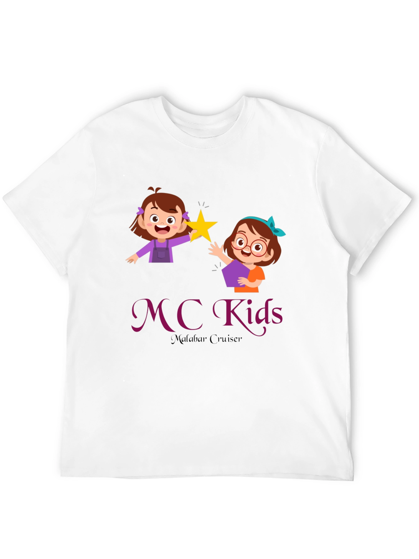 MC Kids Black Graphic T-Shirt - Malabar Cruiser