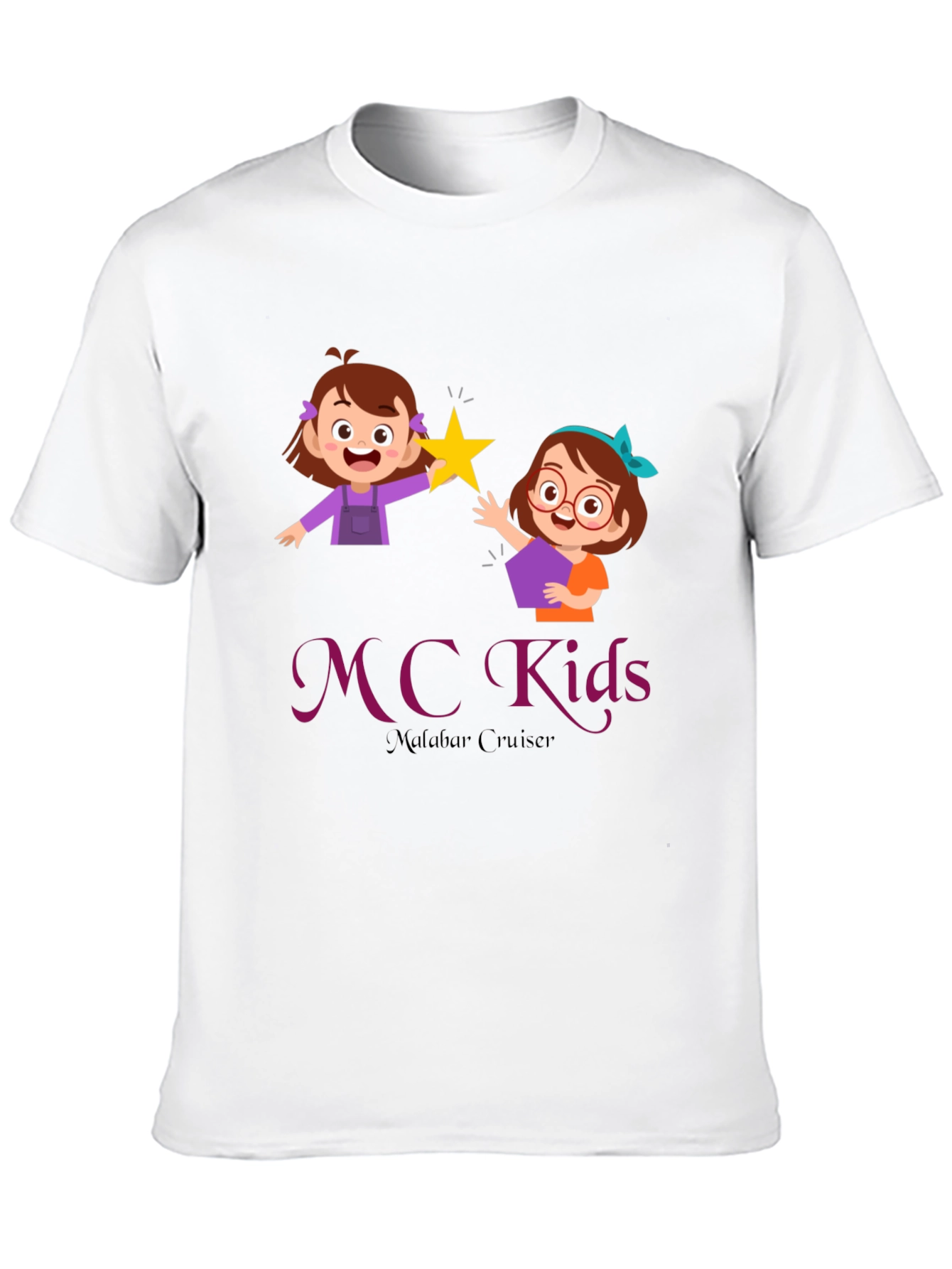MC Kids Black Graphic T-Shirt - Malabar Cruiser